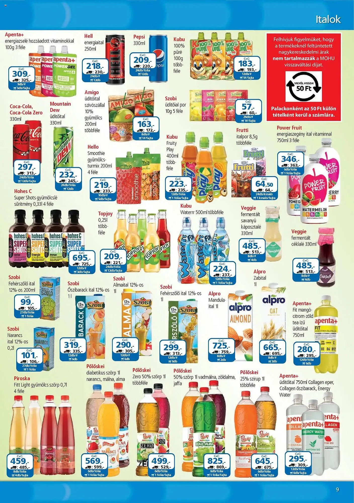 Katalógus ÁRKLUB akciós újság február 1.-tól február 28.-ig 2026. - Oldal 9