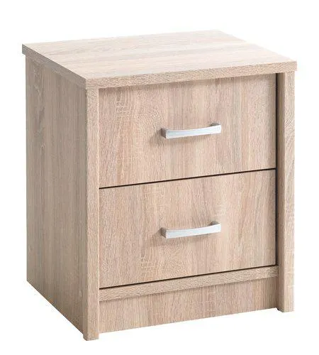Éjjeliszekrény EVETOFTE 2 fiókos tölgy