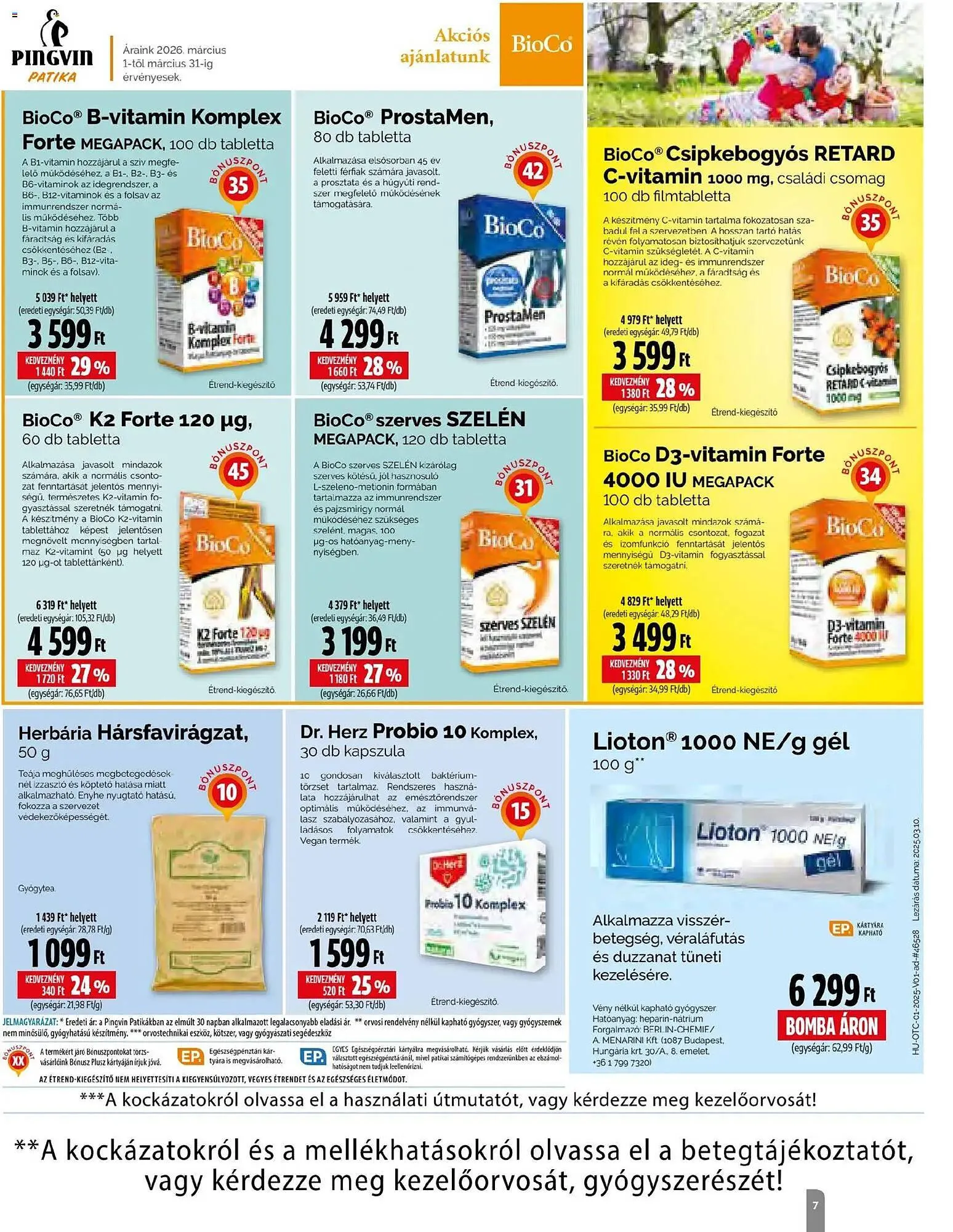 Katalógus Pingvin Patika akciós újság március 1.-tól március 31.-ig 2026. - Oldal 7