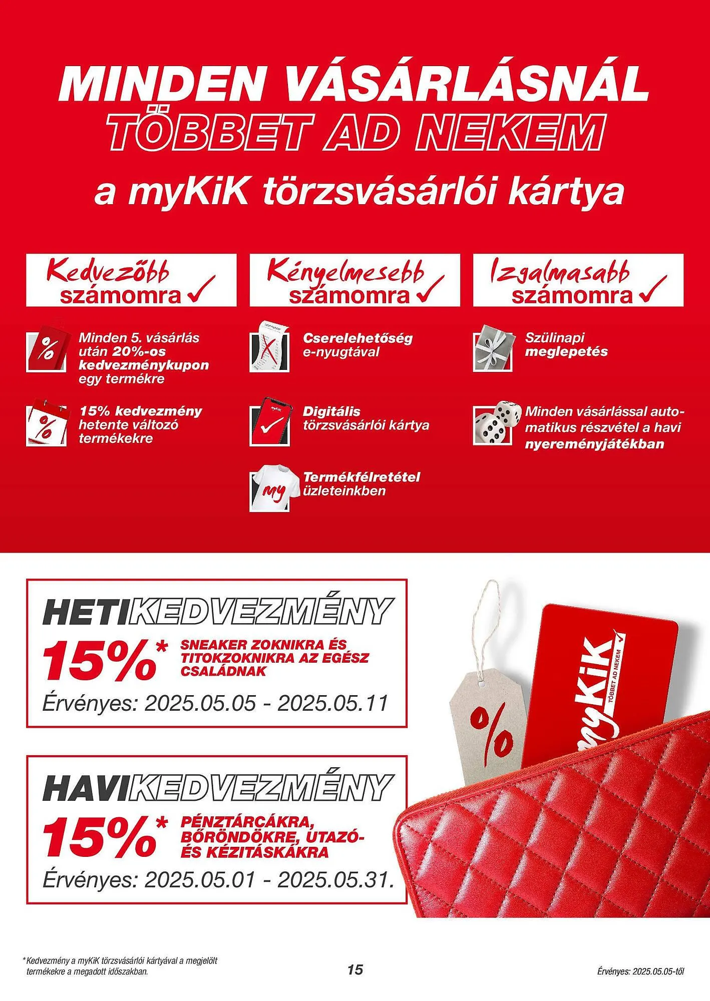 Katalógus Kik akciós újság május 5.-tól június 1.-ig 2025. - Oldal 15
