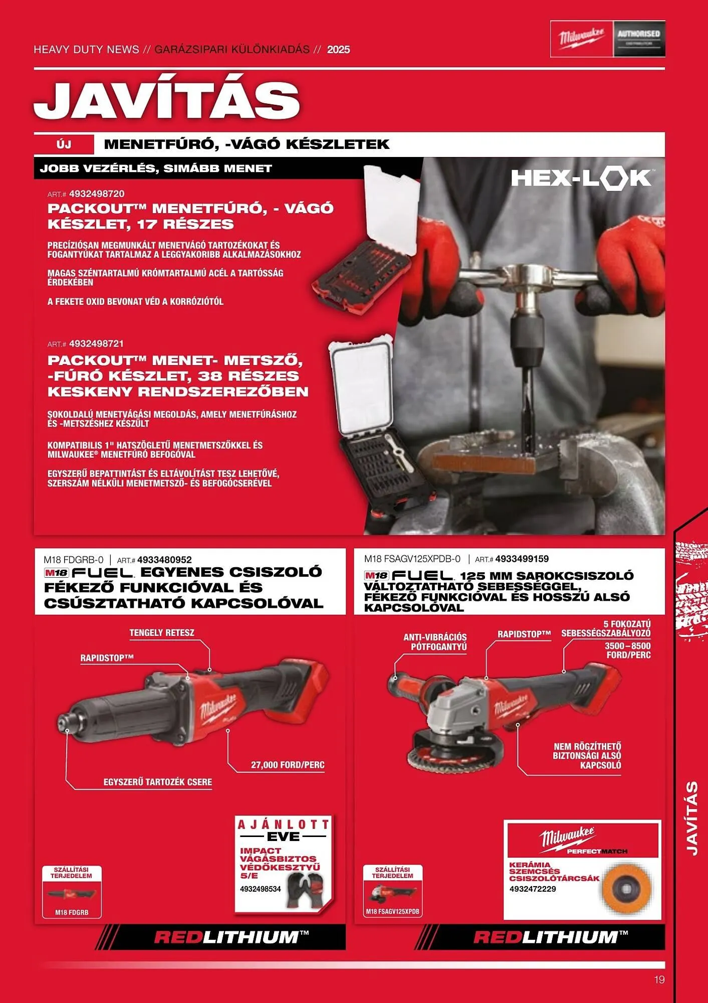 Katalógus Milwaukee akciós újság szeptember 16.-tól december 31.-ig 2025. - Oldal 19