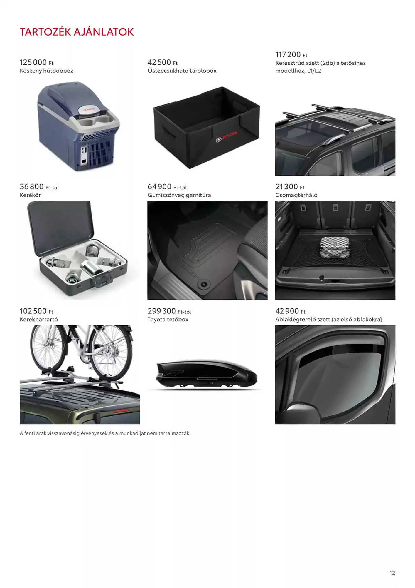 Katalógus Toyota akciós újság január 8.-tól január 8.-ig 2026. - Oldal 12
