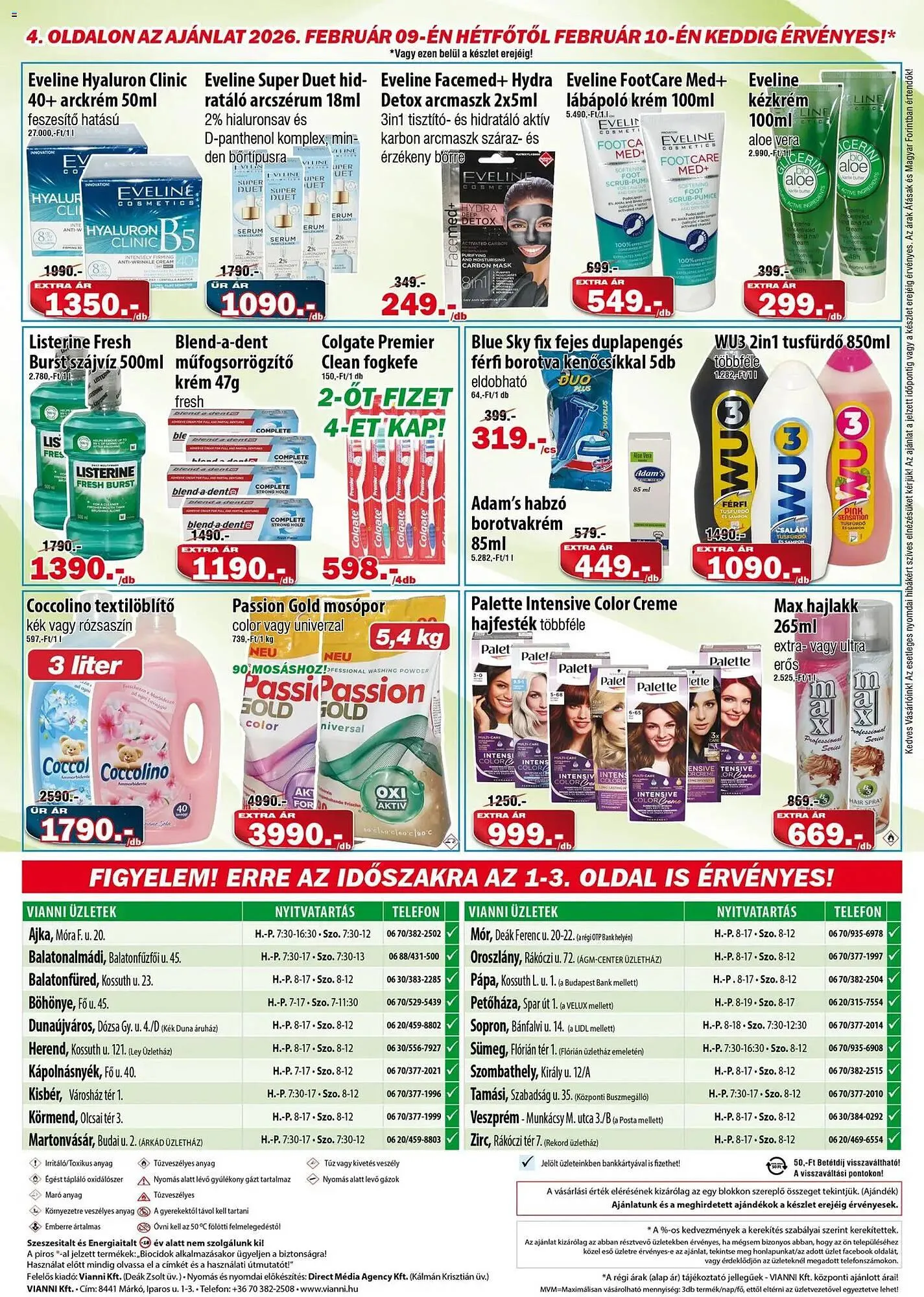 Katalógus Vianni Drogéria akciós újság február 4.-tól február 10.-ig 2026. - Oldal 4