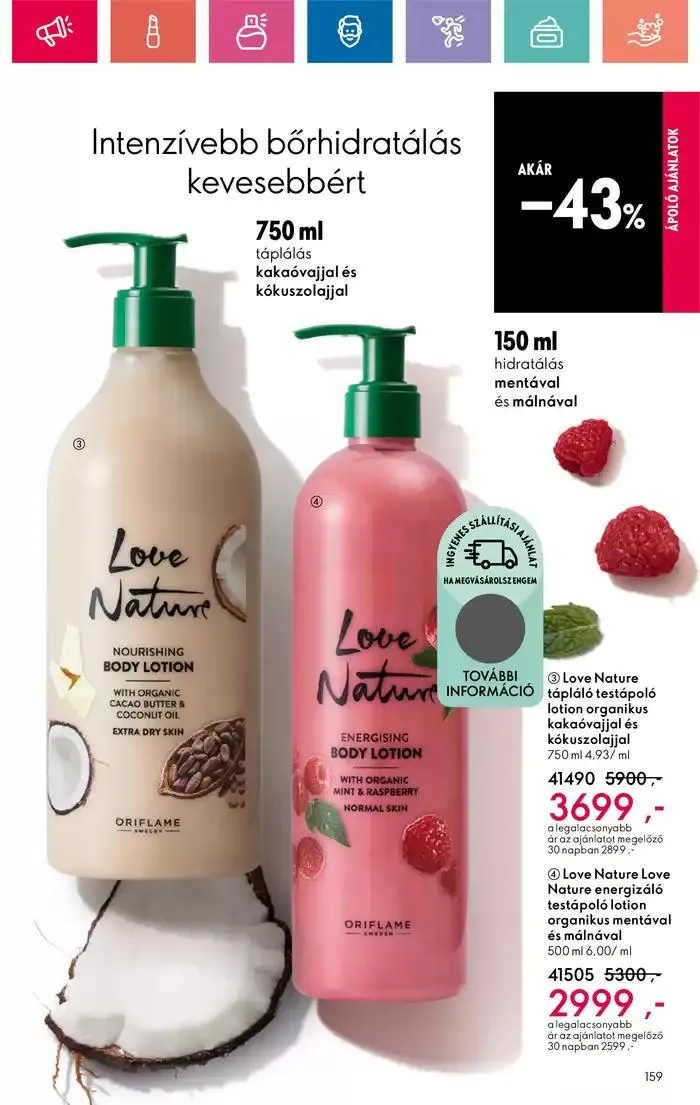 Katalógus ORIFLAME akciós december 29.-tól január 12.-ig 2025. - Oldal 159