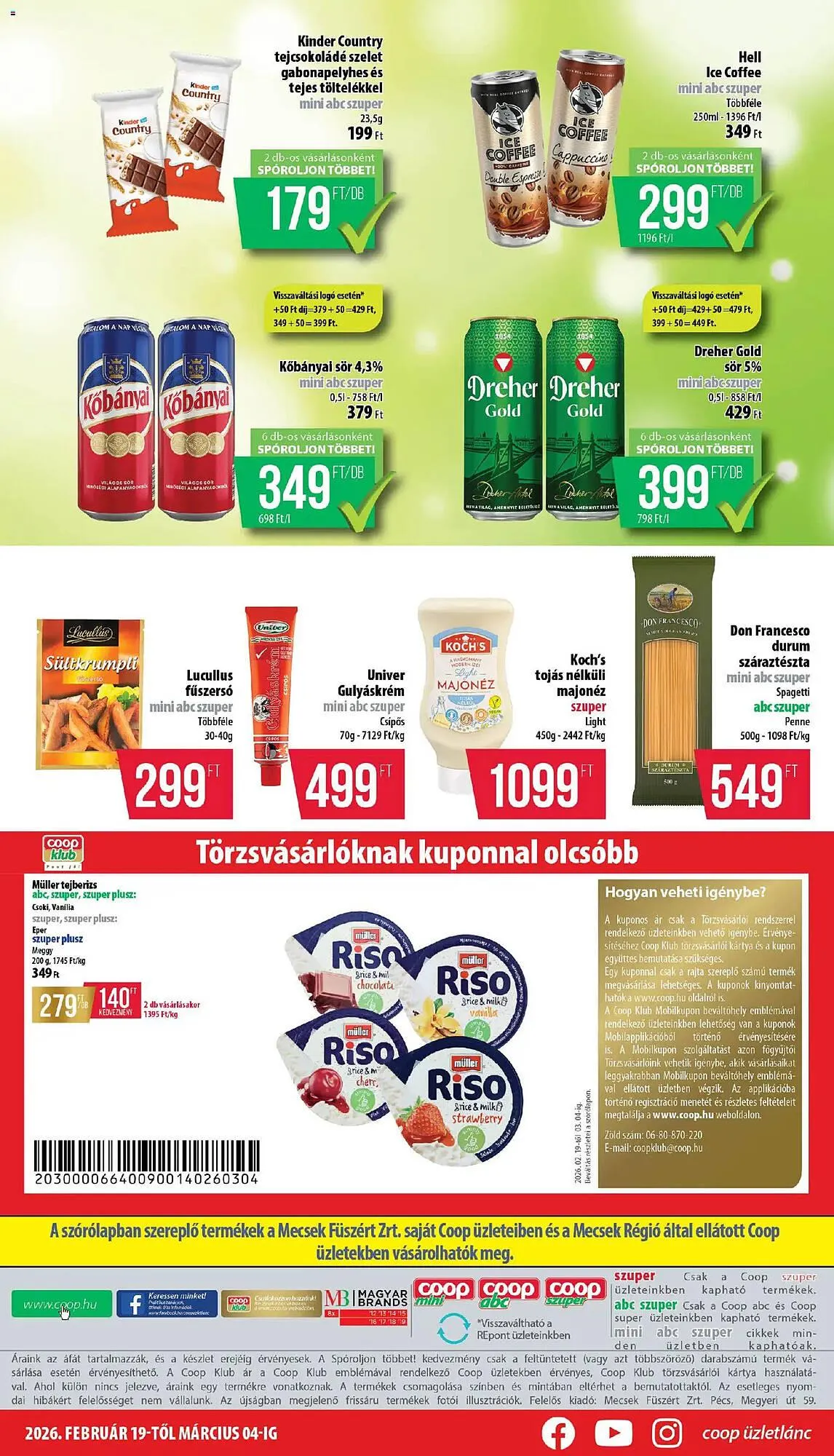 Katalógus Coop akciós újság február 19.-tól március 4.-ig 2026. - Oldal 8