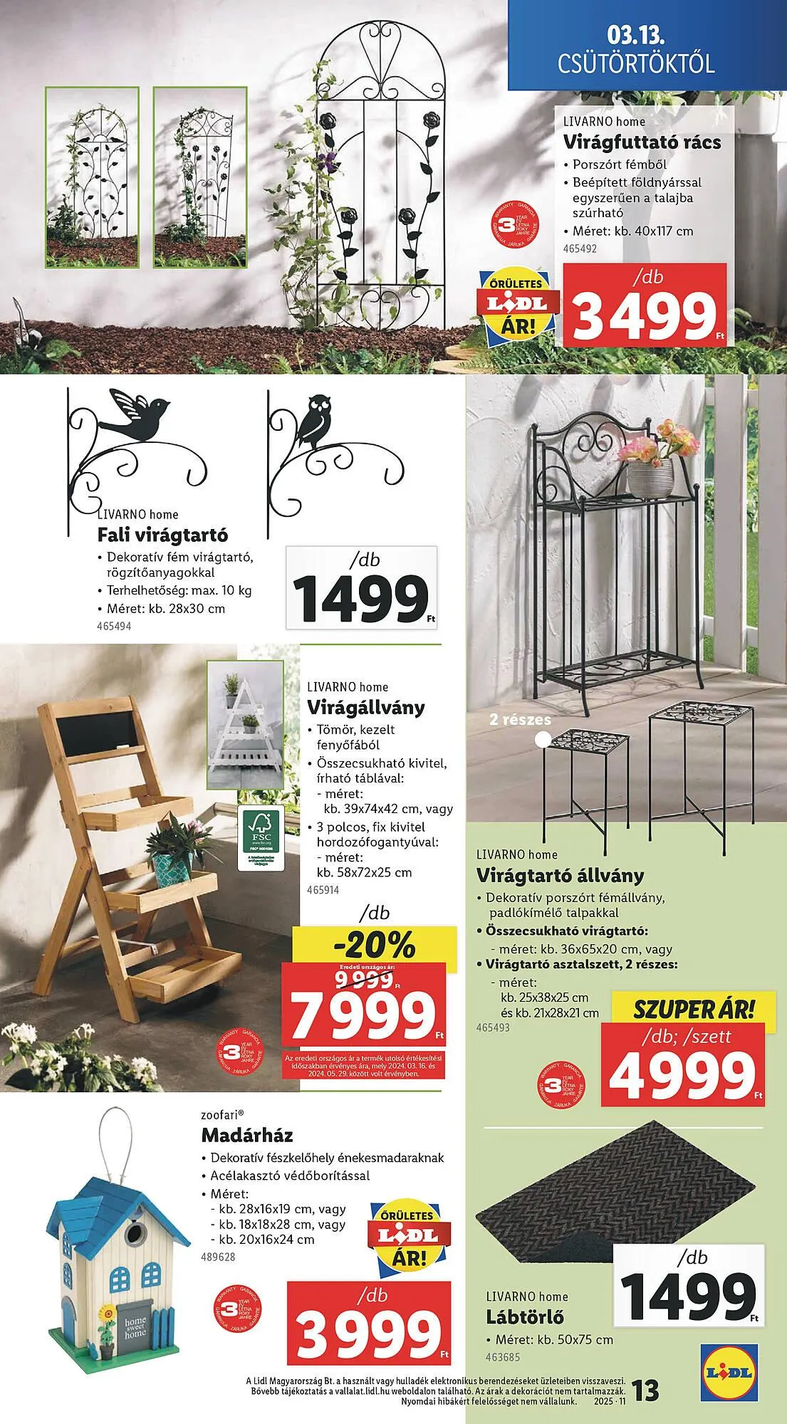 Katalógus Lidl akciós újság március 13.-tól március 19.-ig 2025. - Oldal 13