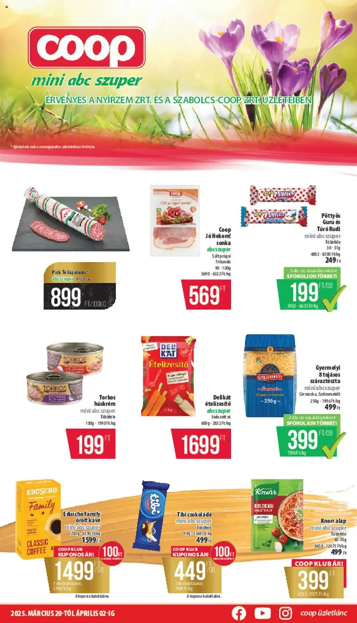 Katalógus Coop akciós újság március 20.-tól április 2.-ig 2025. - Oldal 1