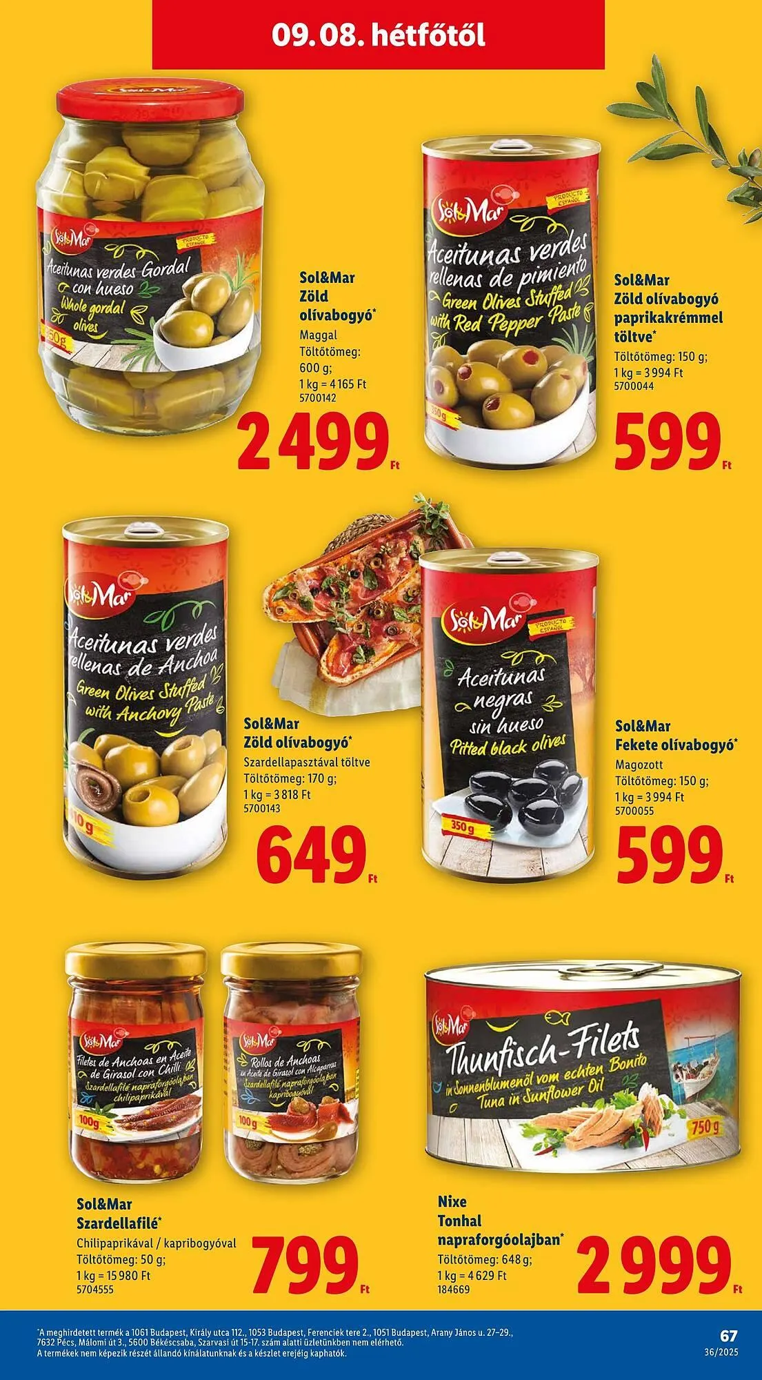 Katalógus Pick-Lidl Nyereményjáték 2025.09.24 akciós újság szeptember 4.-tól szeptember 10.-ig 2025. - Oldal 67