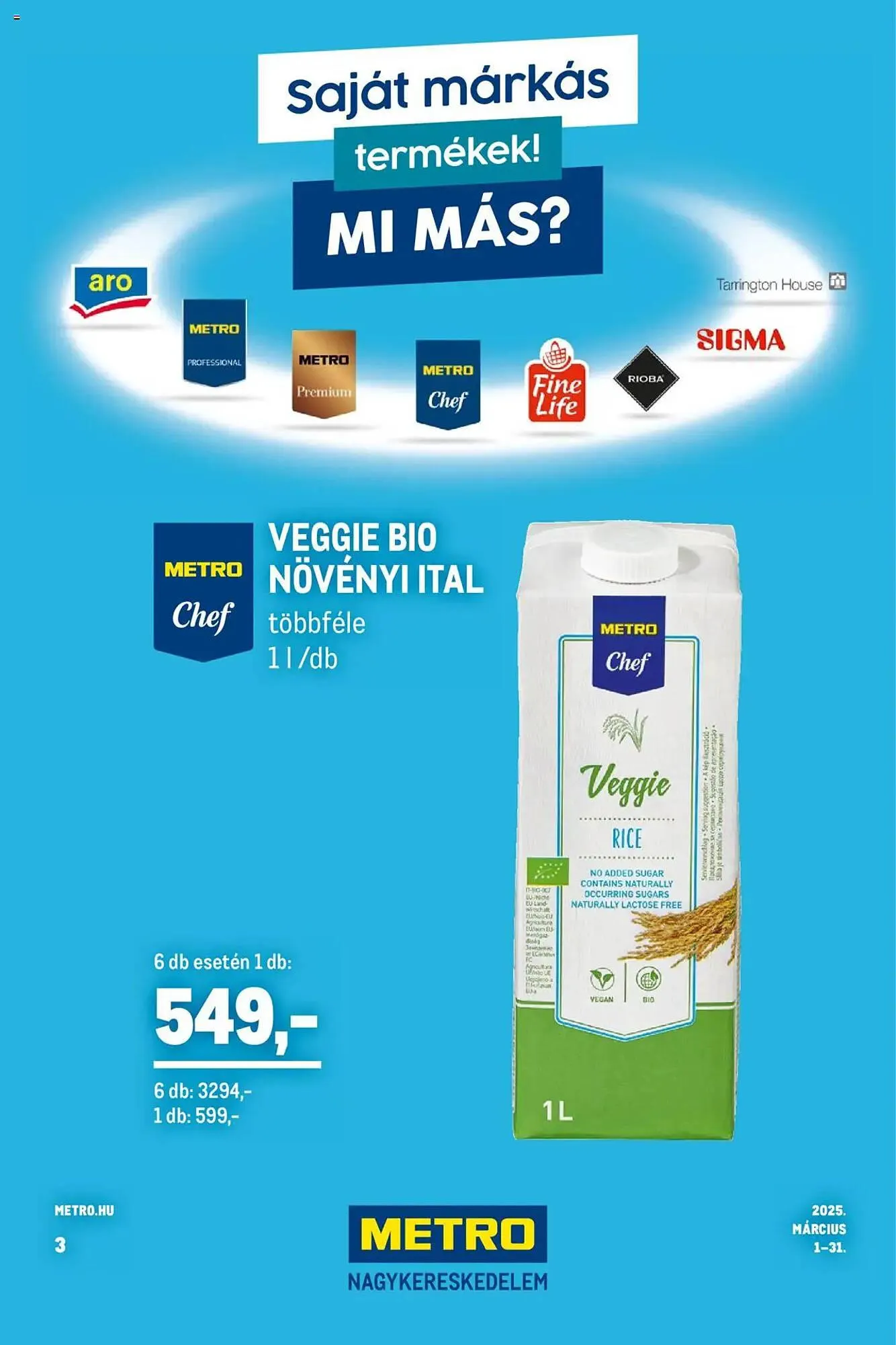 Katalógus Metro akciós újság március 1.-tól március 31.-ig 2025. - Oldal 1
