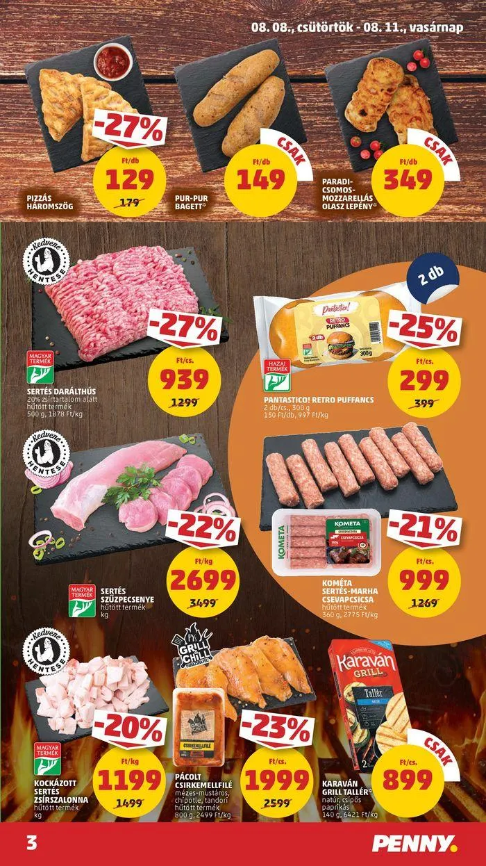 Katalógus Catalog PENNY 32. heti reklámújság augusztus 8.-tól augusztus 14.-ig 2024. - Oldal 3