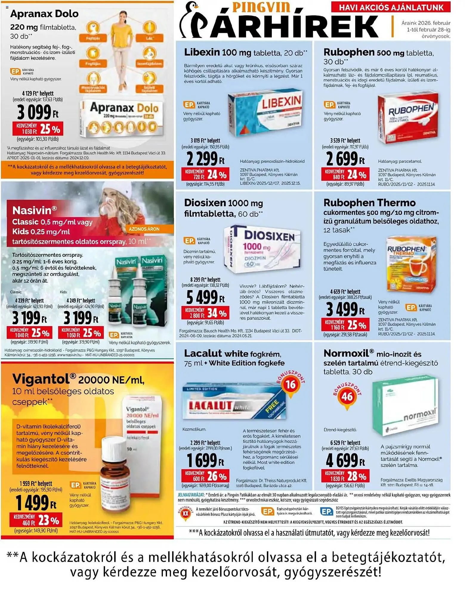 Katalógus Pingvin Patika akciós újság február 1.-tól február 28.-ig 2026. - Oldal 17