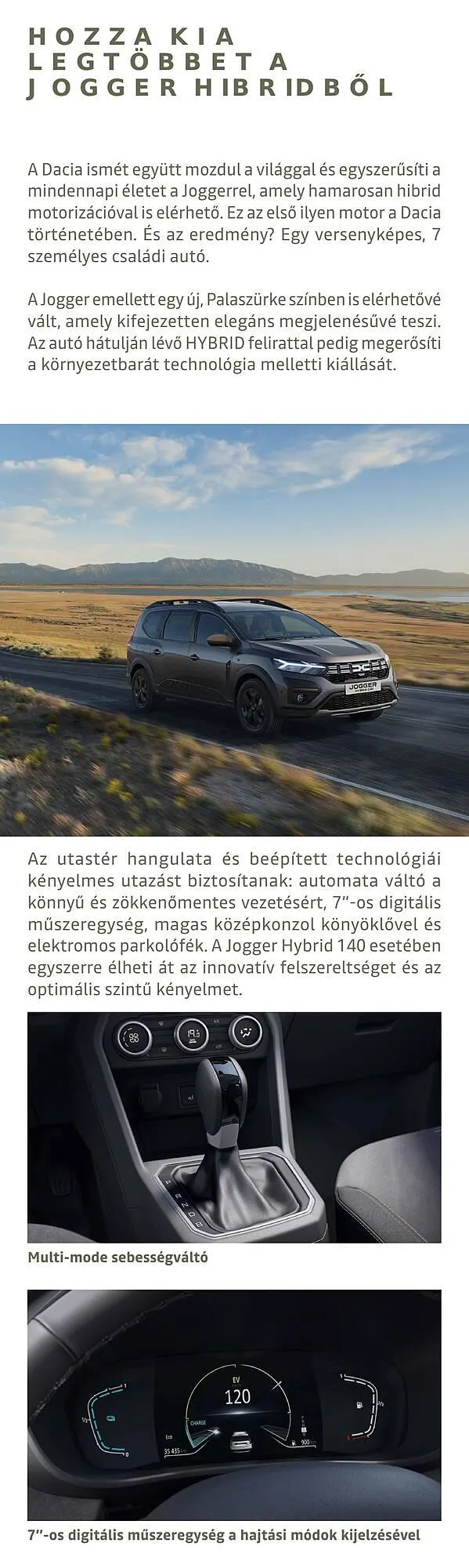 Katalógus Dacia Jogger akciós újság július 5.-tól december 31.-ig 2024. - Oldal 7