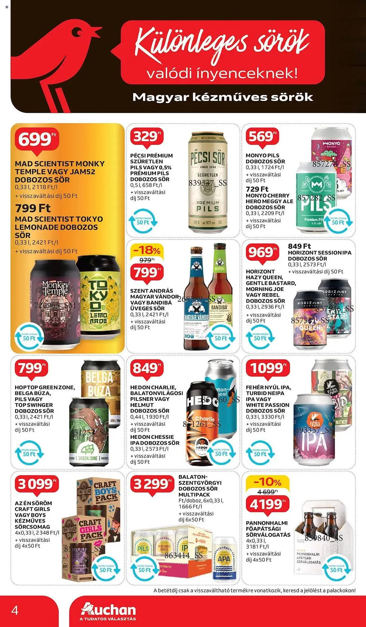Katalógus Auchan akciós újság április 10.-tól április 23.-ig 2025. - Oldal 4