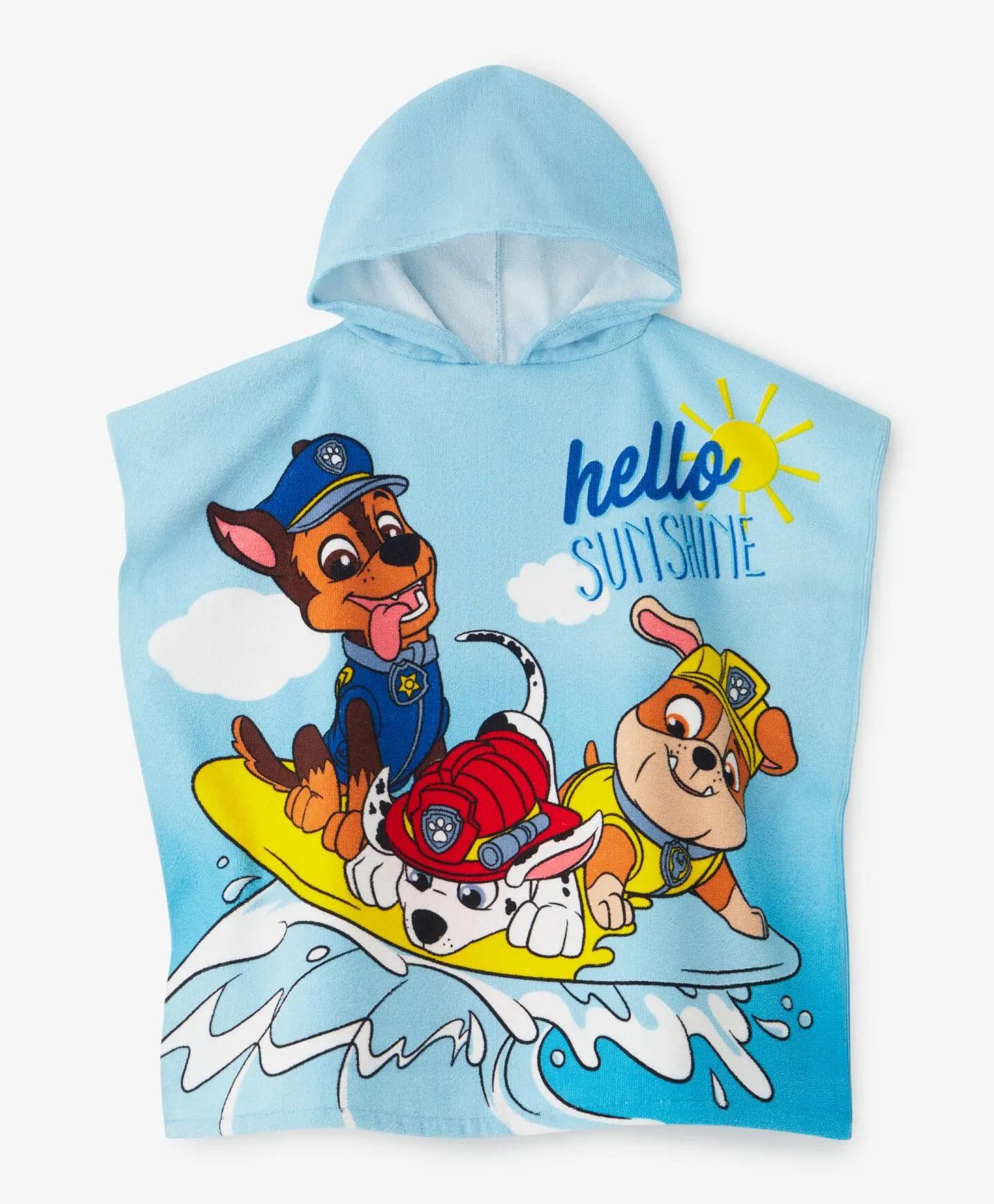 poncsó gyerekeknek Mancs Őrjárat mintával