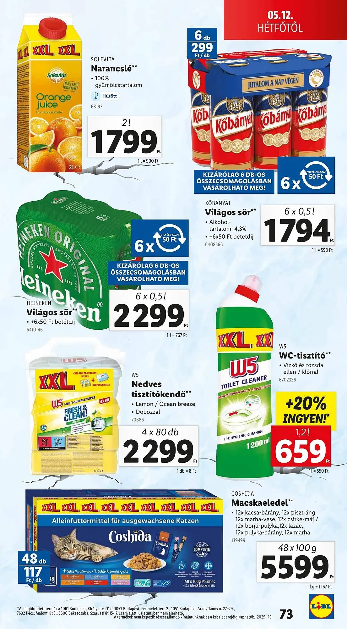 Katalógus Lidl akciós újság május 8.-tól május 14.-ig 2025. - Oldal 73