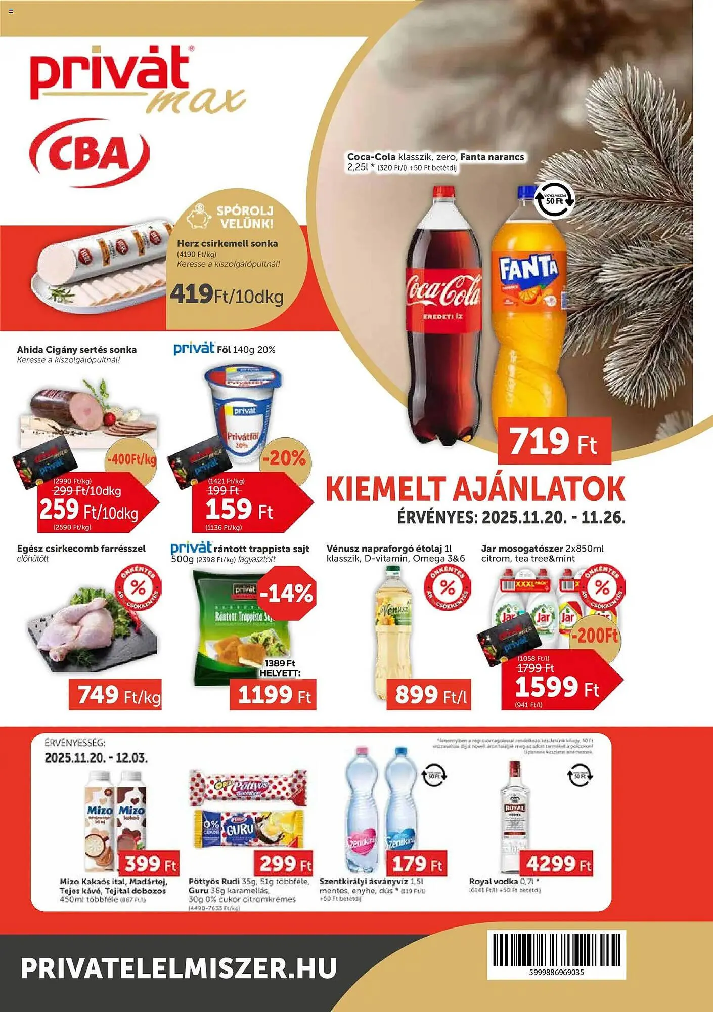 PRIVÁT akciós újság - 1