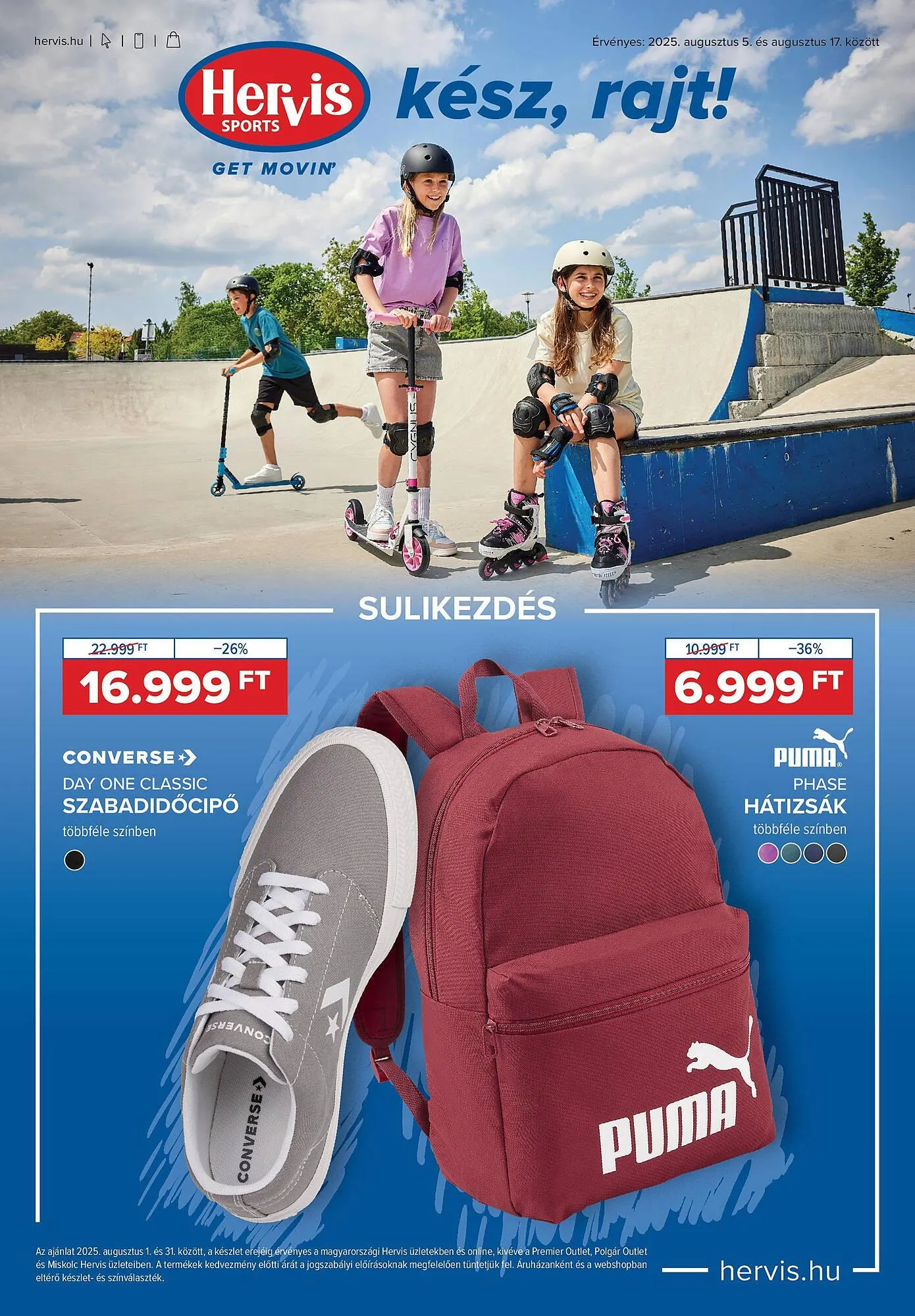 Hervis akciós újság - 1