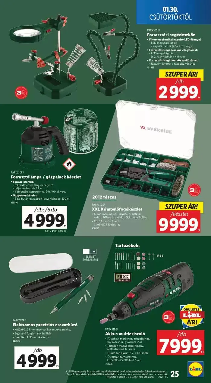 Katalógus Akciós újság – 05. hét január 30.-tól február 5.-ig 2025. - Oldal 25