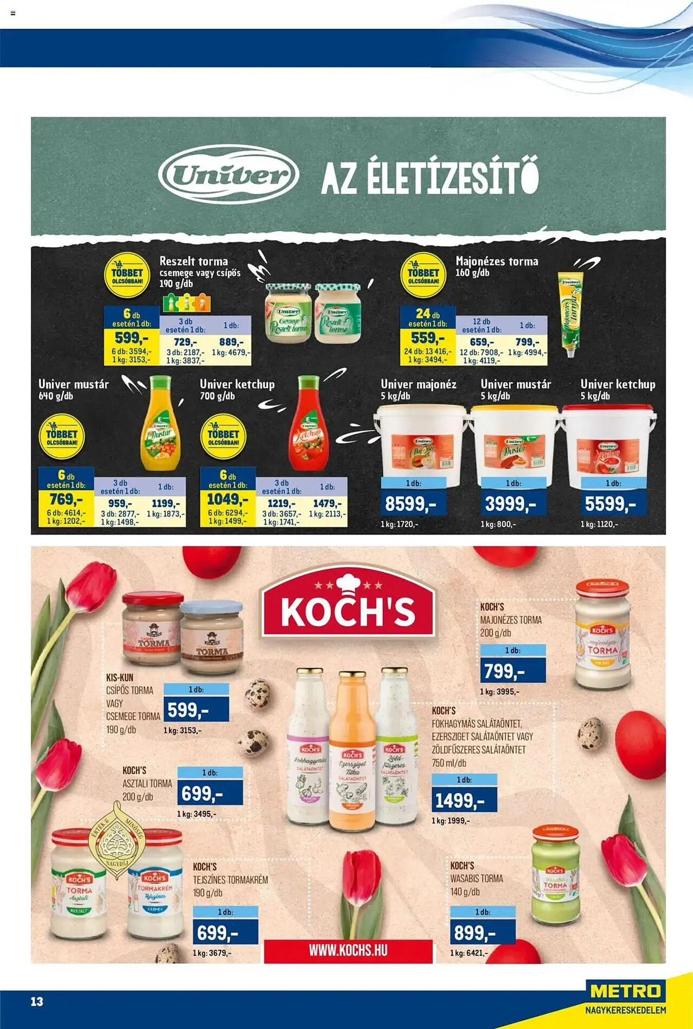 Katalógus Metro akciós újság április 1.-tól április 17.-ig 2025. - Oldal 13