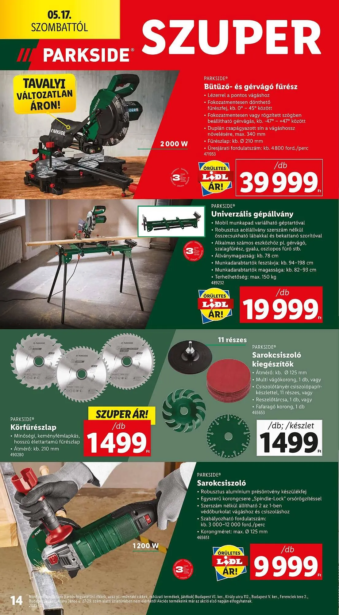 Katalógus Lidl akciós újság május 15.-tól május 21.-ig 2025. - Oldal 14