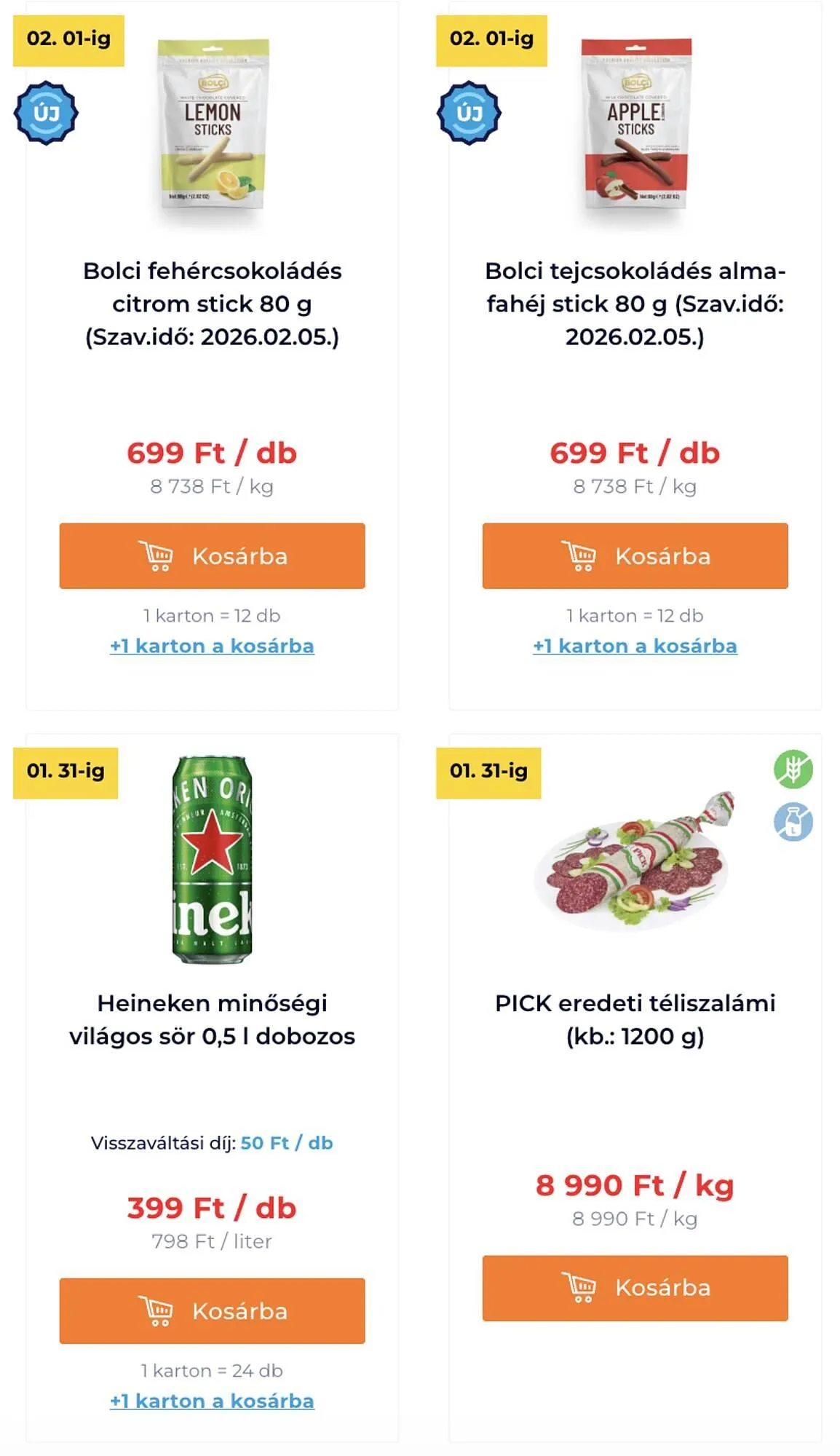 Katalógus GRoby akciós újság január 12.-tól február 1.-ig 2026. - Oldal 2