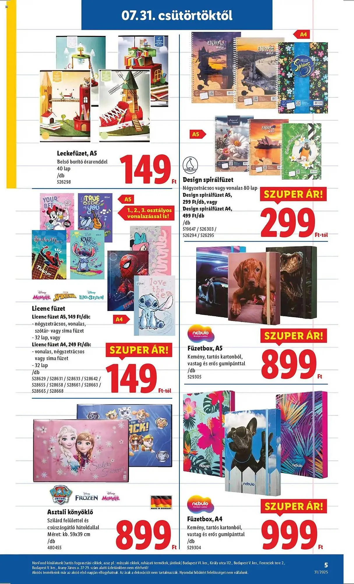 Katalógus Lidl akciós újság július 31.-tól augusztus 31.-ig 2025. - Oldal 5
