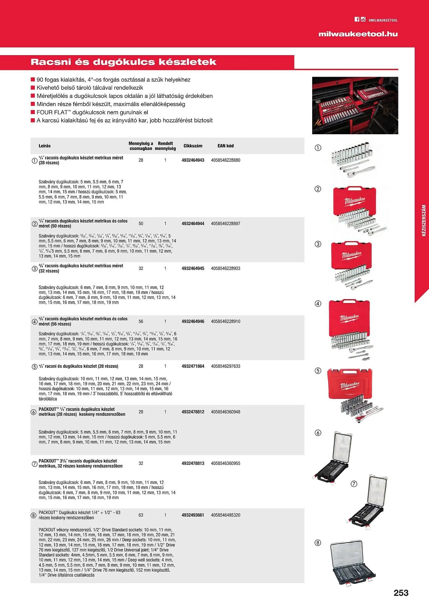 Katalógus Milwaukee akciós újság szeptember 16.-tól december 31.-ig 2025. - Oldal 253