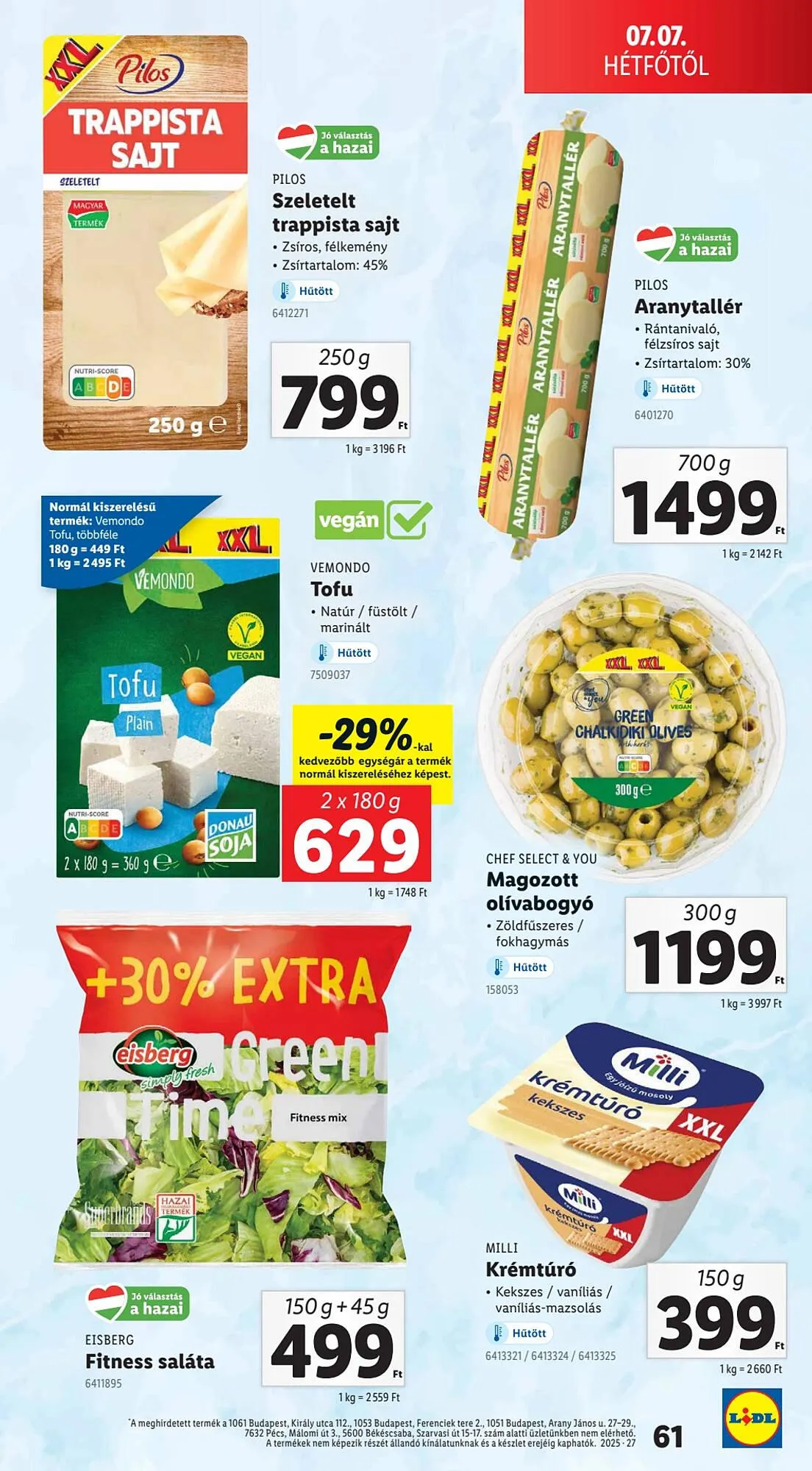 Katalógus Lidl akciós újság július 3.-tól július 9.-ig 2025. - Oldal 61