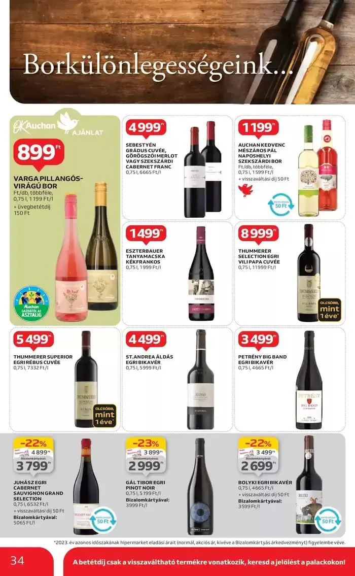 Katalógus Catalog Auchan október 28.-tól november 6.-ig 2024. - Oldal 34