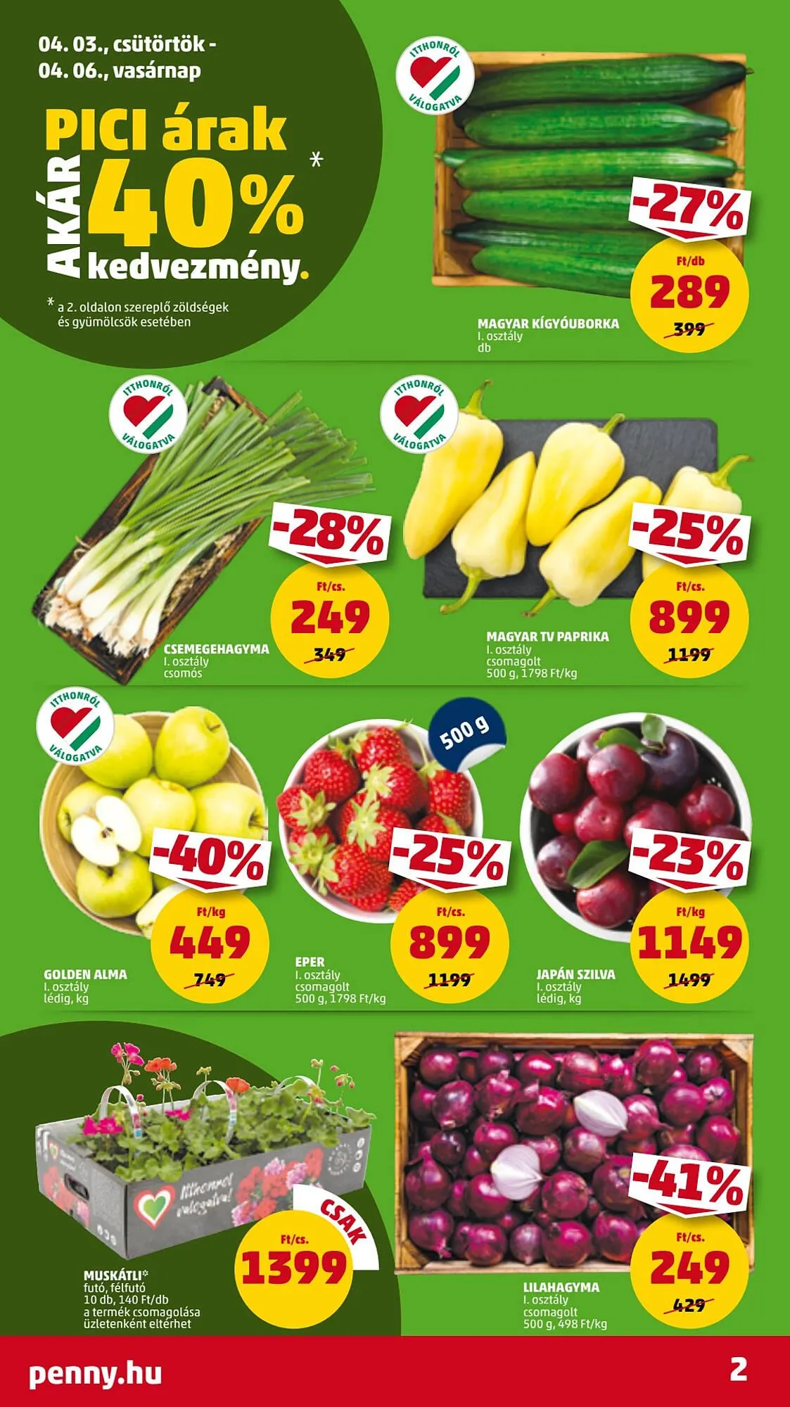Katalógus PENNY akciós újság április 3.-tól április 9.-ig 2025. - Oldal 2