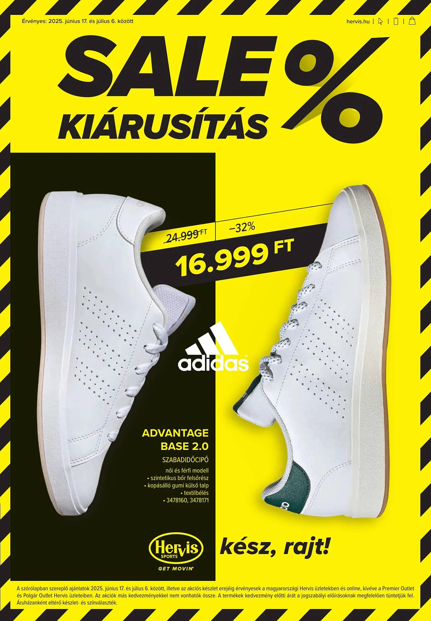 Katalógus Hervis akciós újság június 17.-tól július 6.-ig 2025. - Oldal 1