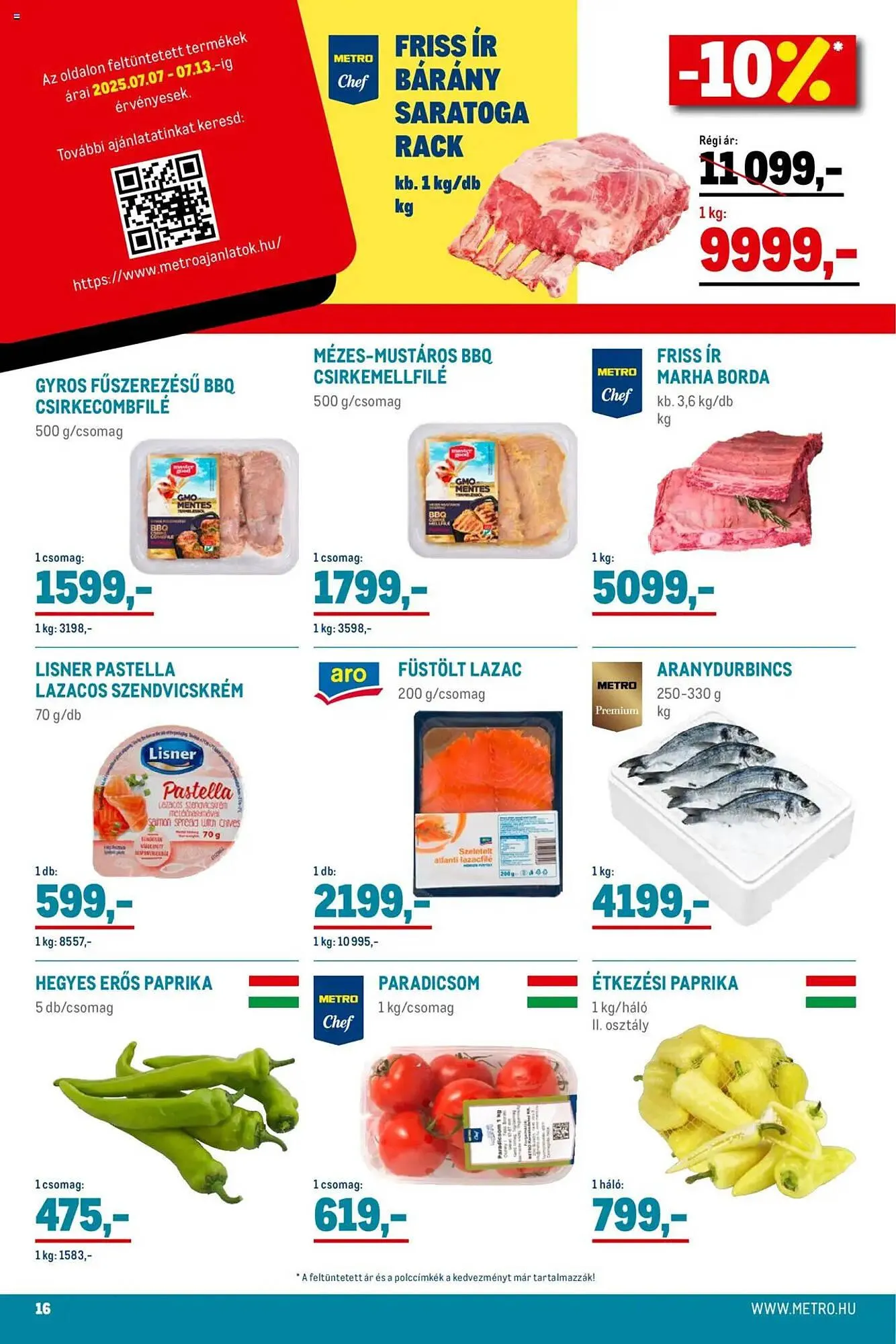 Katalógus Metro akciós újság július 1.-tól július 31.-ig 2025. - Oldal 16