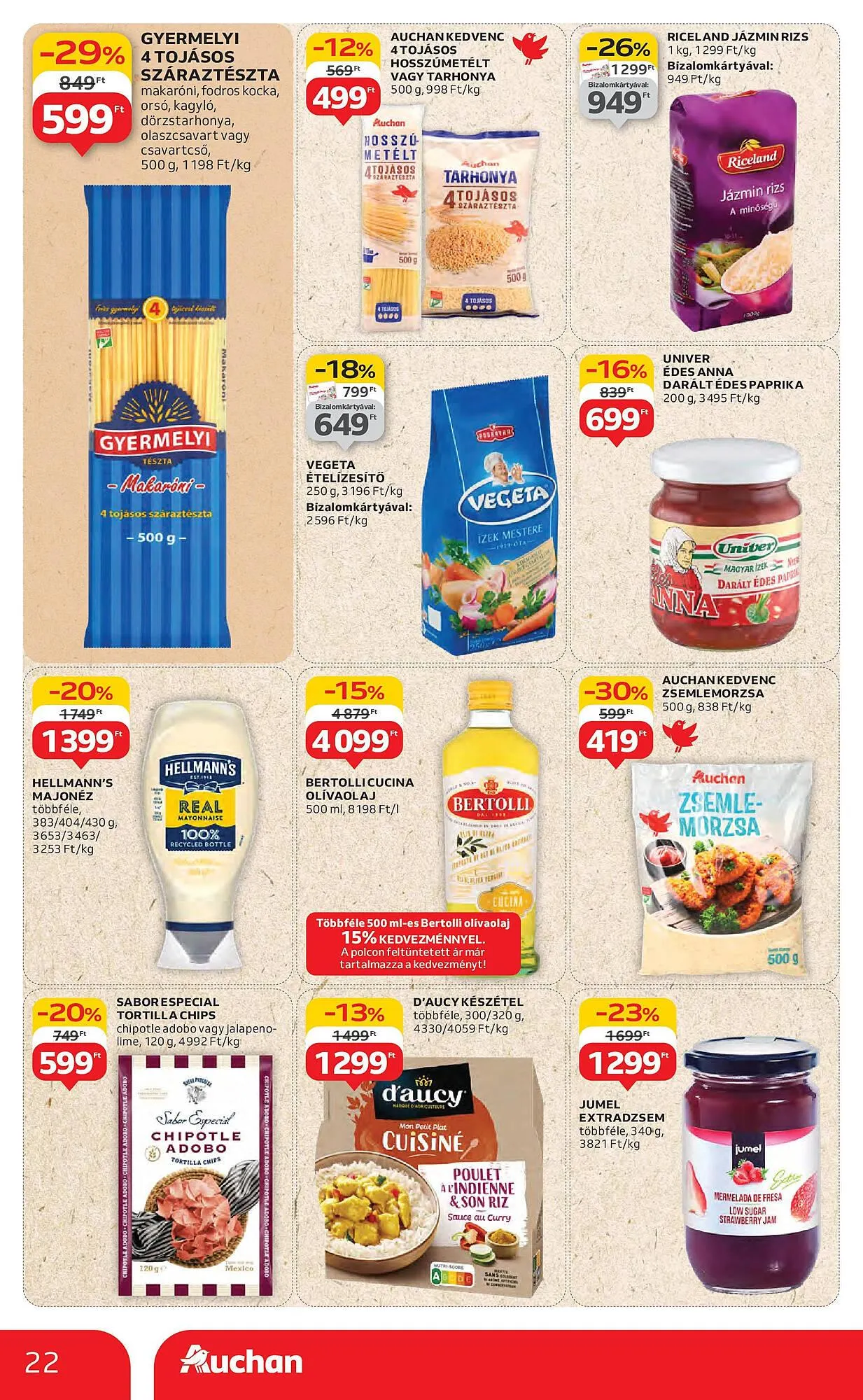 Katalógus Auchan akciós újság július 31.-tól augusztus 6.-ig 2025. - Oldal 22