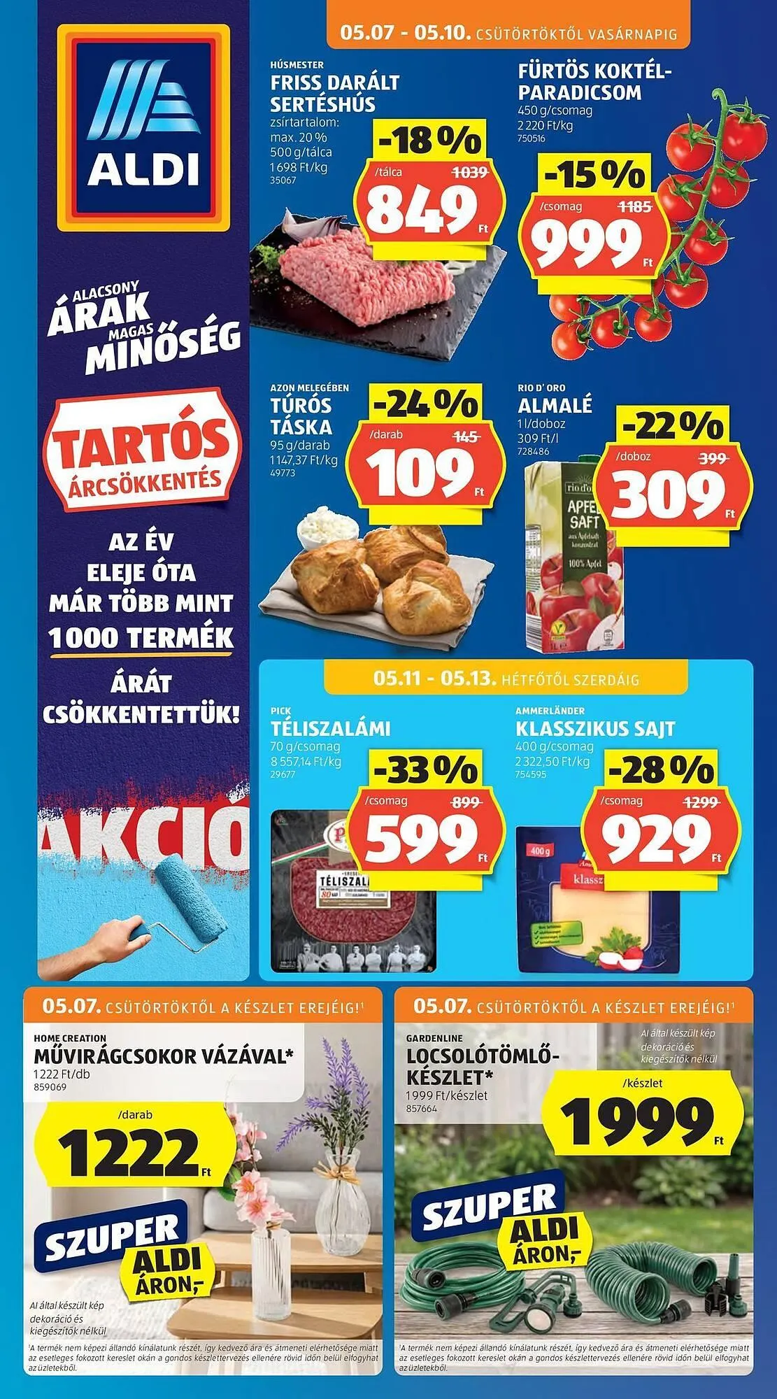 ALDI akciós újság - 1