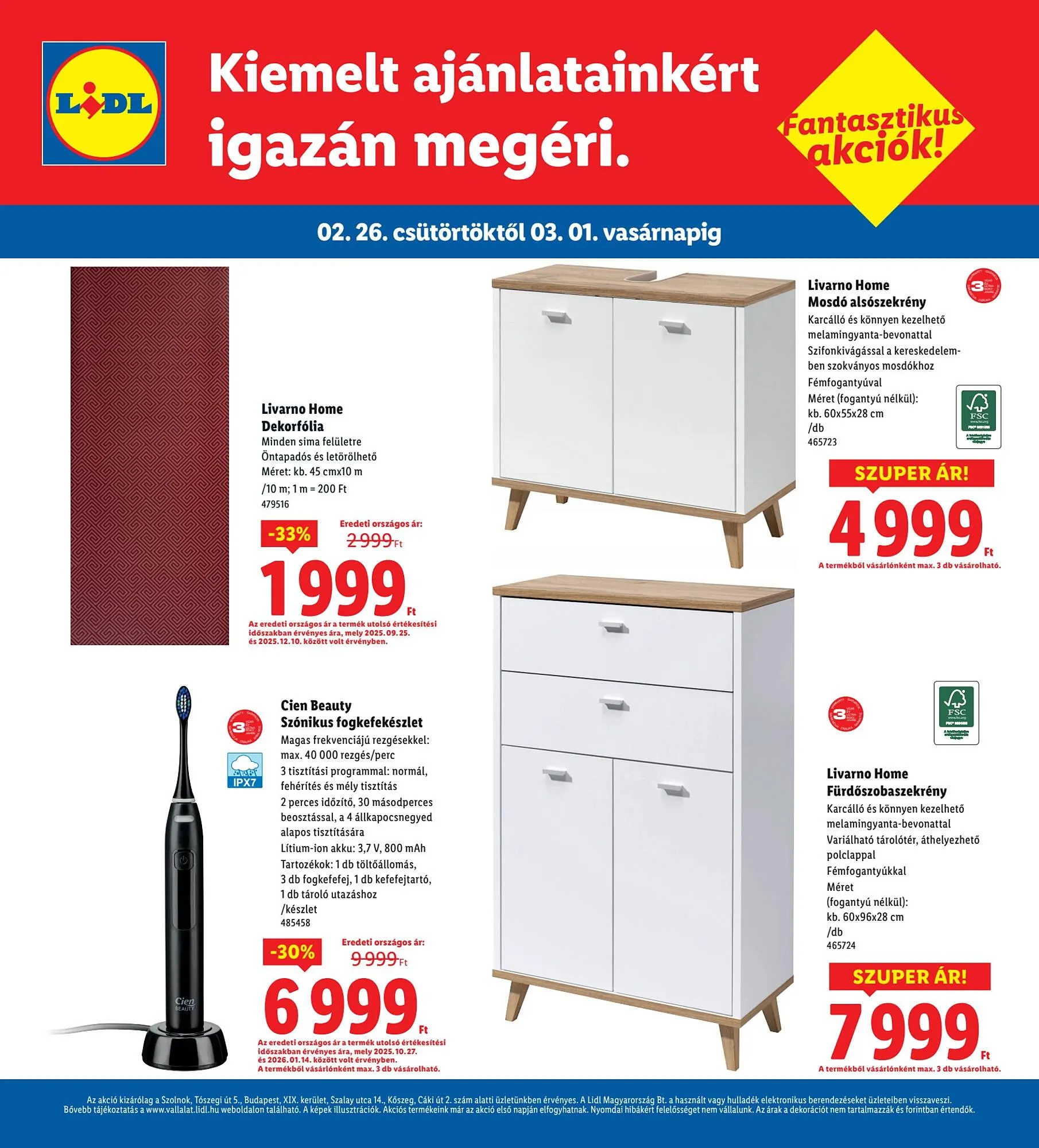 Katalógus Lidl akciós újság február 26.-tól március 1.-ig 2026. - Oldal 4