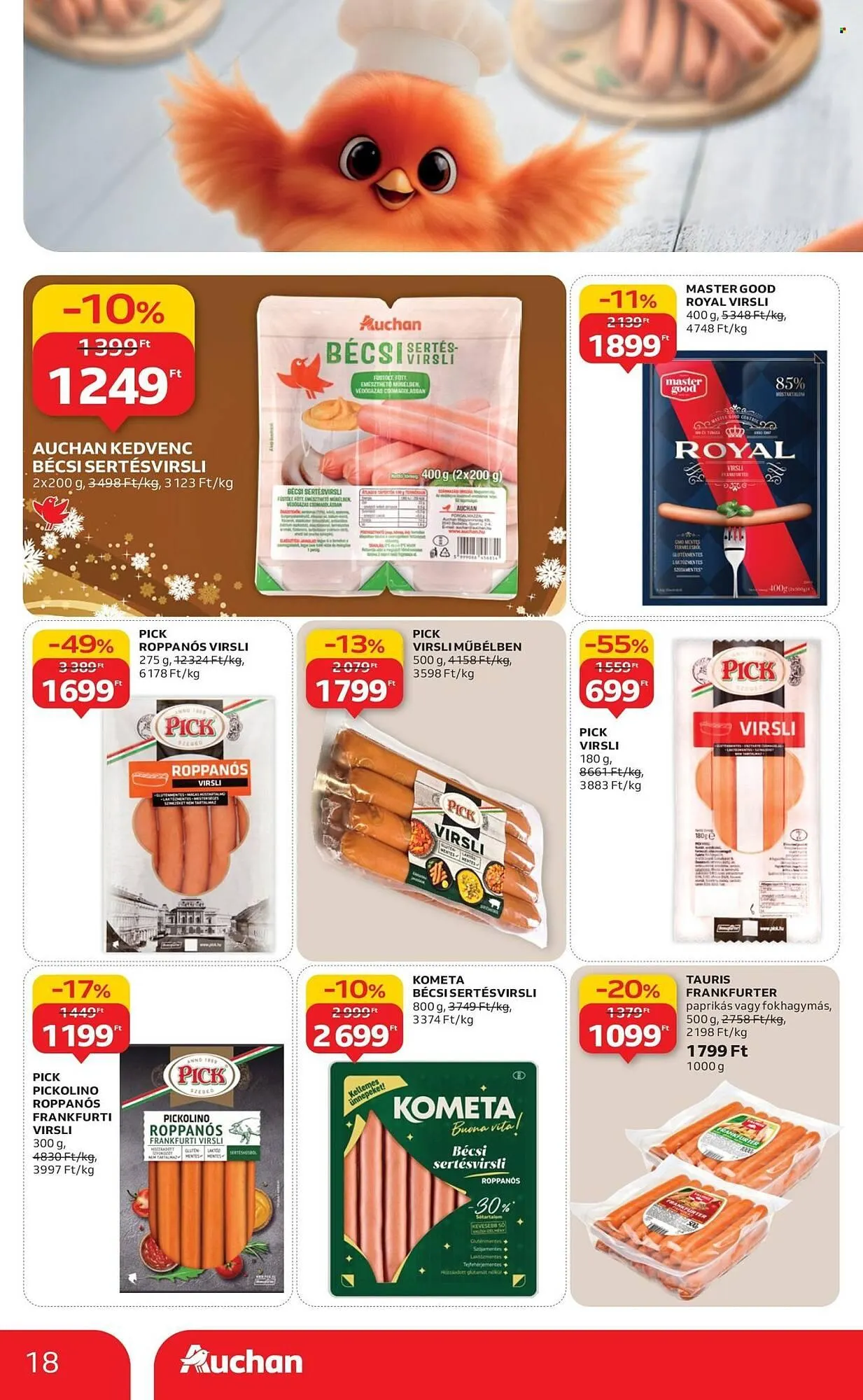 Katalógus Auchan akciós újság december 4.-tól december 10.-ig 2025. - Oldal 18