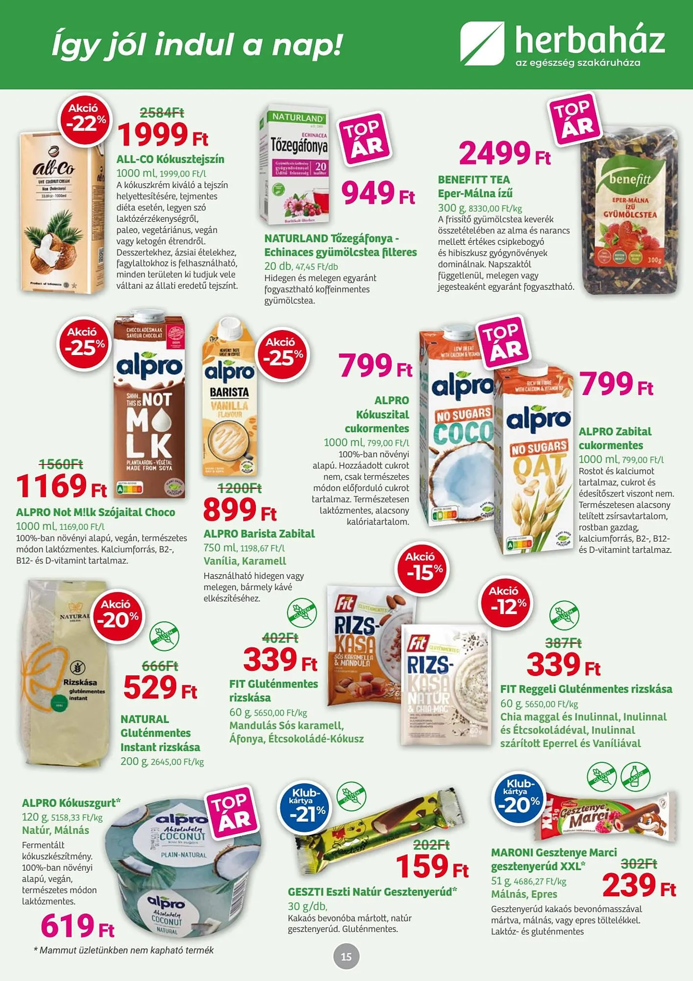 Katalógus Herbaház akciós újság március 3.-tól március 30.-ig 2025. - Oldal 15