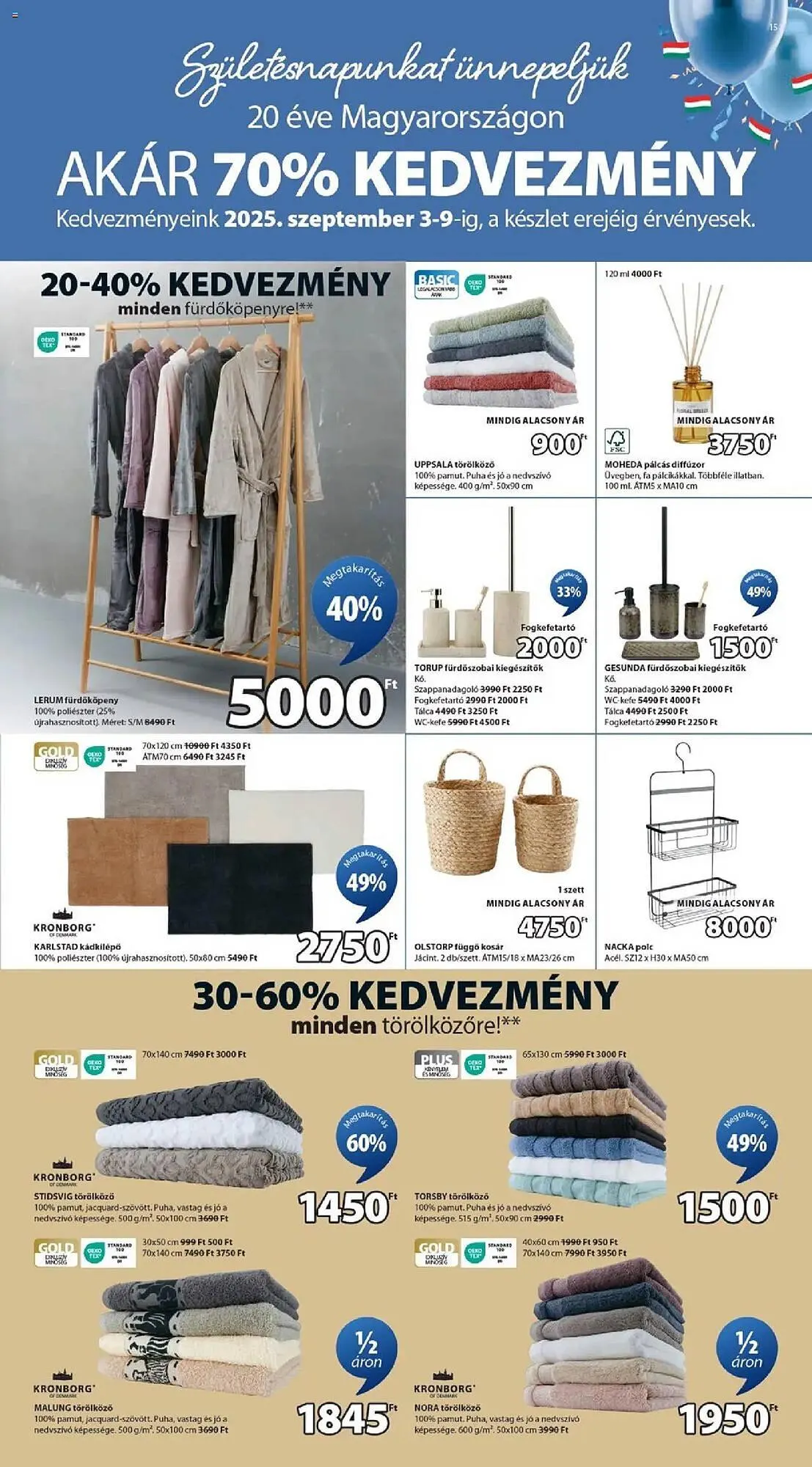 Katalógus JYSK akciós újság szeptember 3.-tól szeptember 9.-ig 2025. - Oldal 15