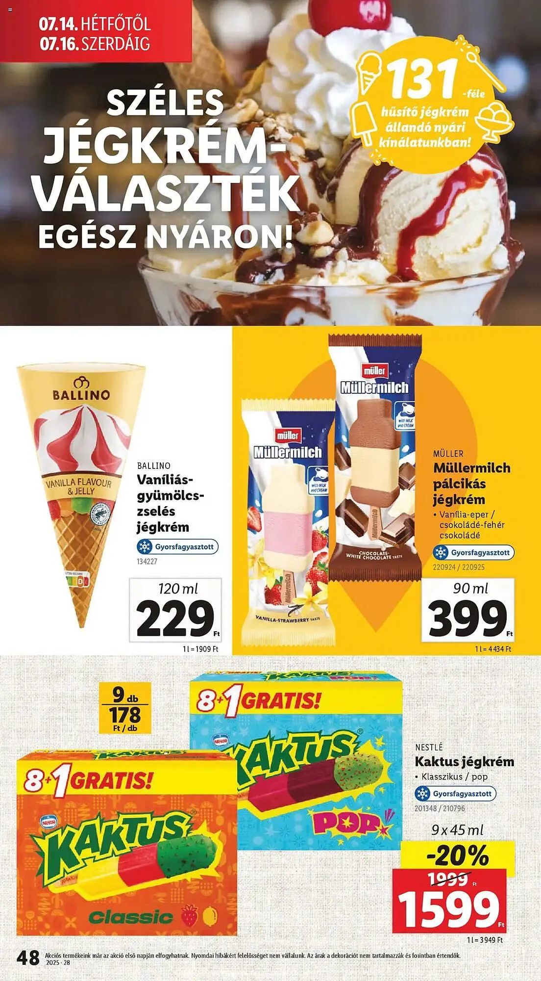 Katalógus Lidl akciós újság július 10.-tól július 16.-ig 2025. - Oldal 48