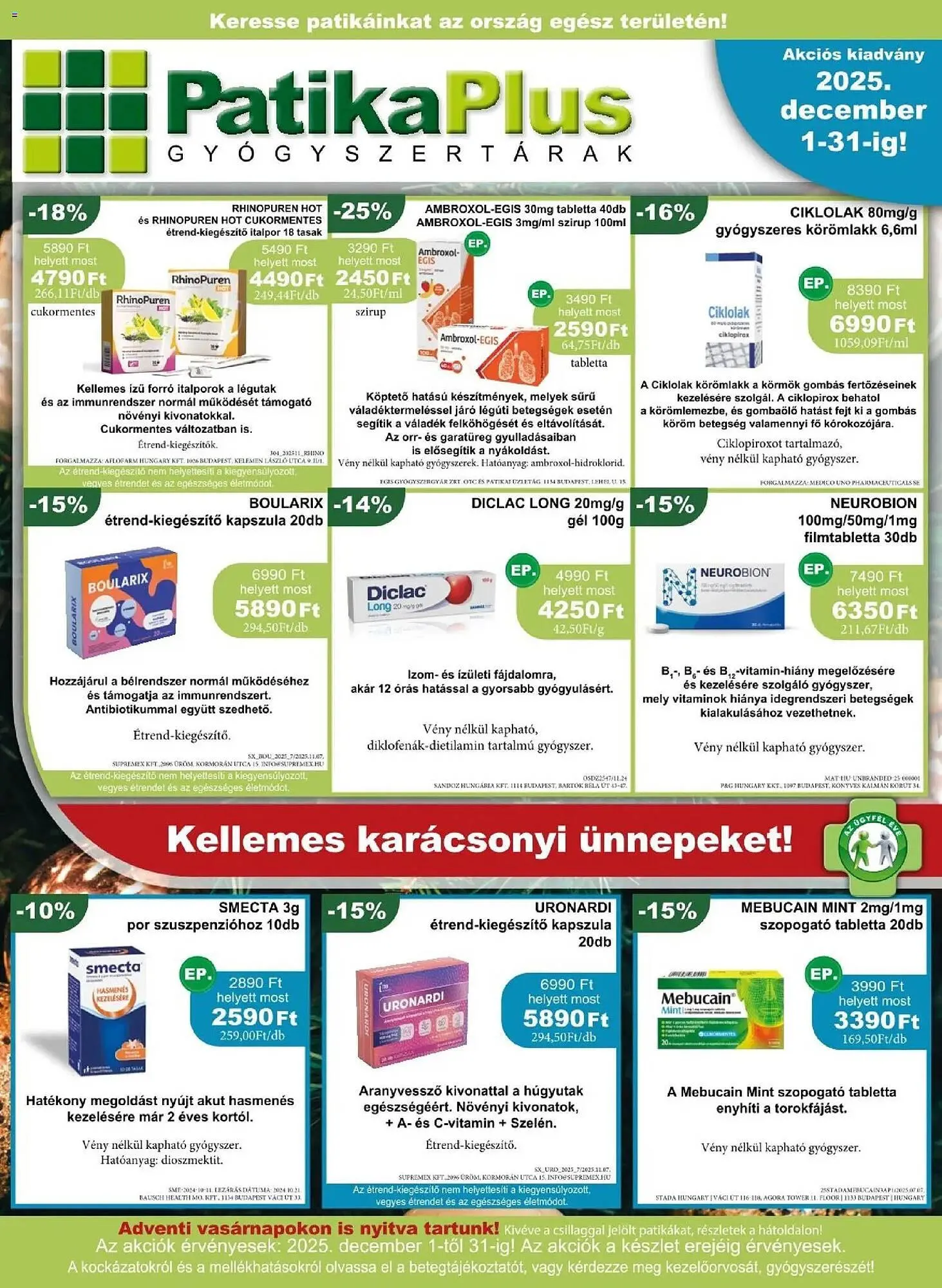 PatikaPlus akciós újság - 1