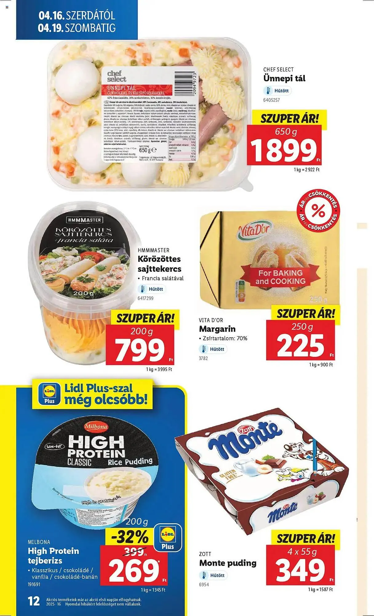 Katalógus Lidl akciós újság április 16.-tól április 22.-ig 2025. - Oldal 12