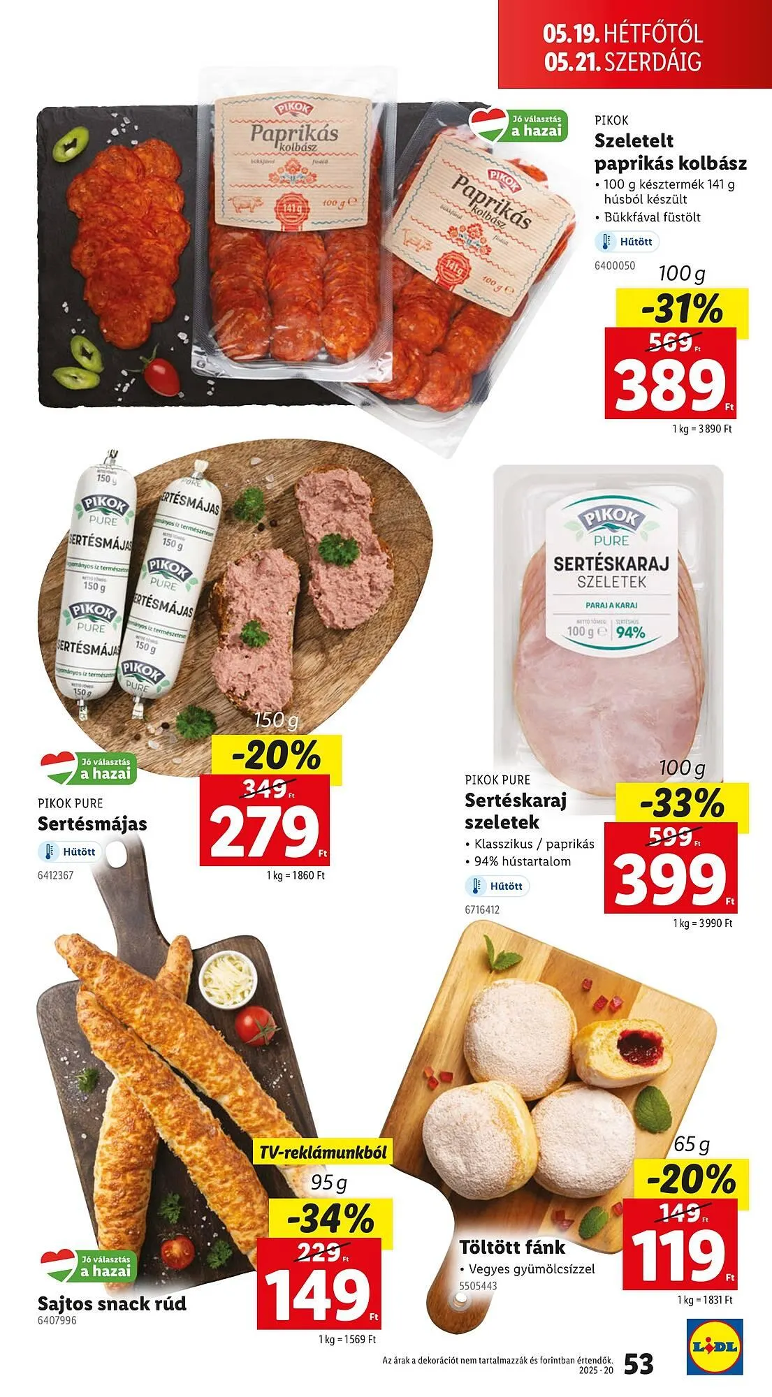 Katalógus Lidl akciós újság május 15.-tól május 21.-ig 2025. - Oldal 53