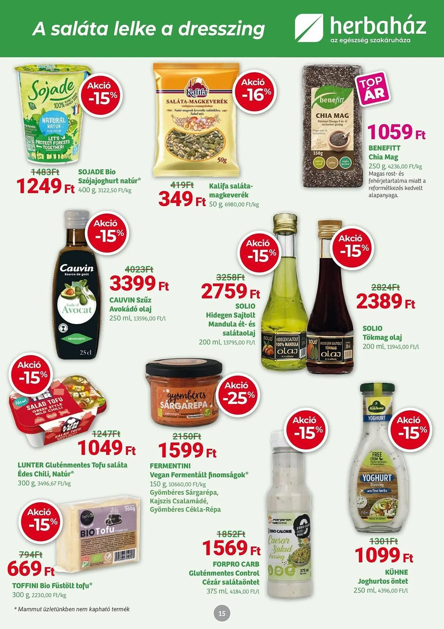 Katalógus Herbaház akciós újság november 3.-tól november 30.-ig 2025. - Oldal 15