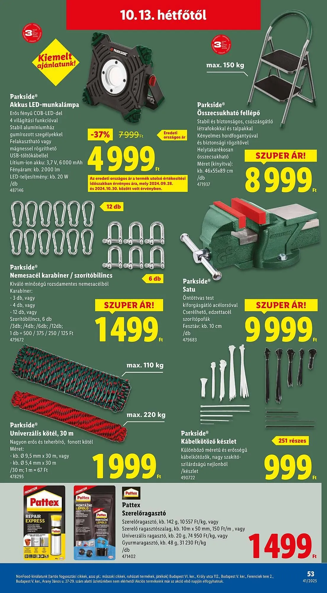 Katalógus Lidl akciós újság október 9.-tól október 15.-ig 2025. - Oldal 53