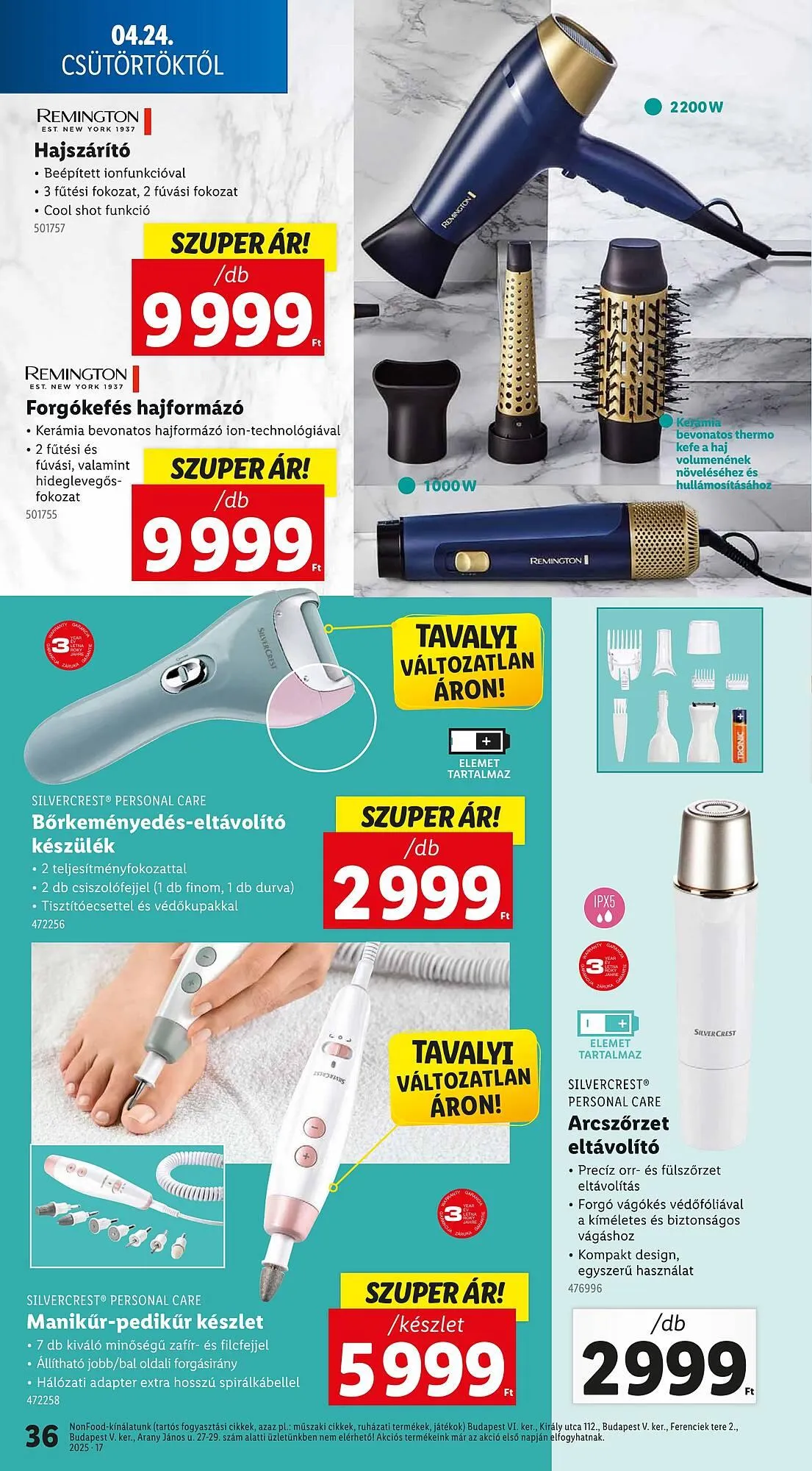 Katalógus Lidl akciós újság április 24.-tól április 29.-ig 2025. - Oldal 36