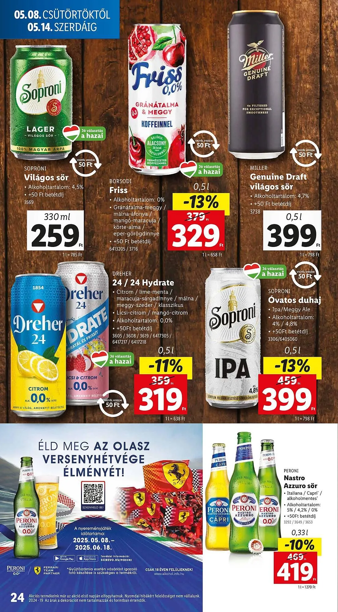 Katalógus Lidl akciós újság május 8.-tól május 14.-ig 2025. - Oldal 24