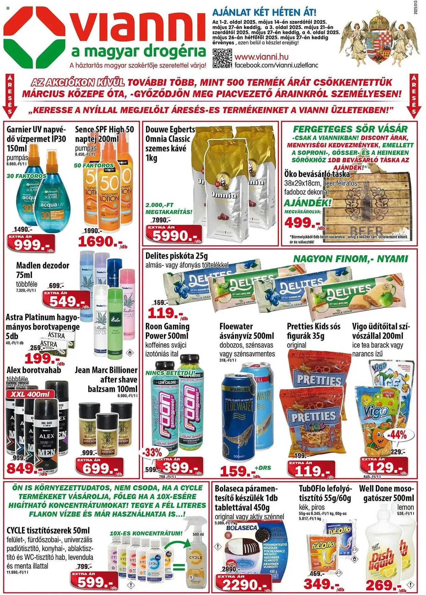 Vianni Drogéria akciós újság - 1