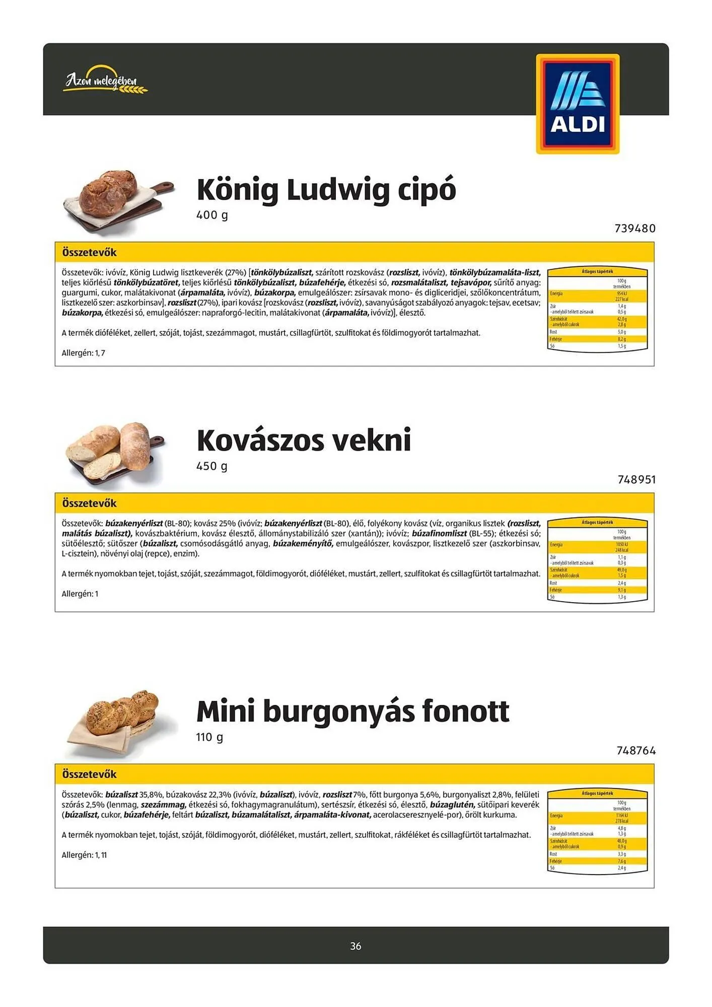 Katalógus ALDI akciós újság július 16.-tól január 20.-ig 2026. - Oldal 36