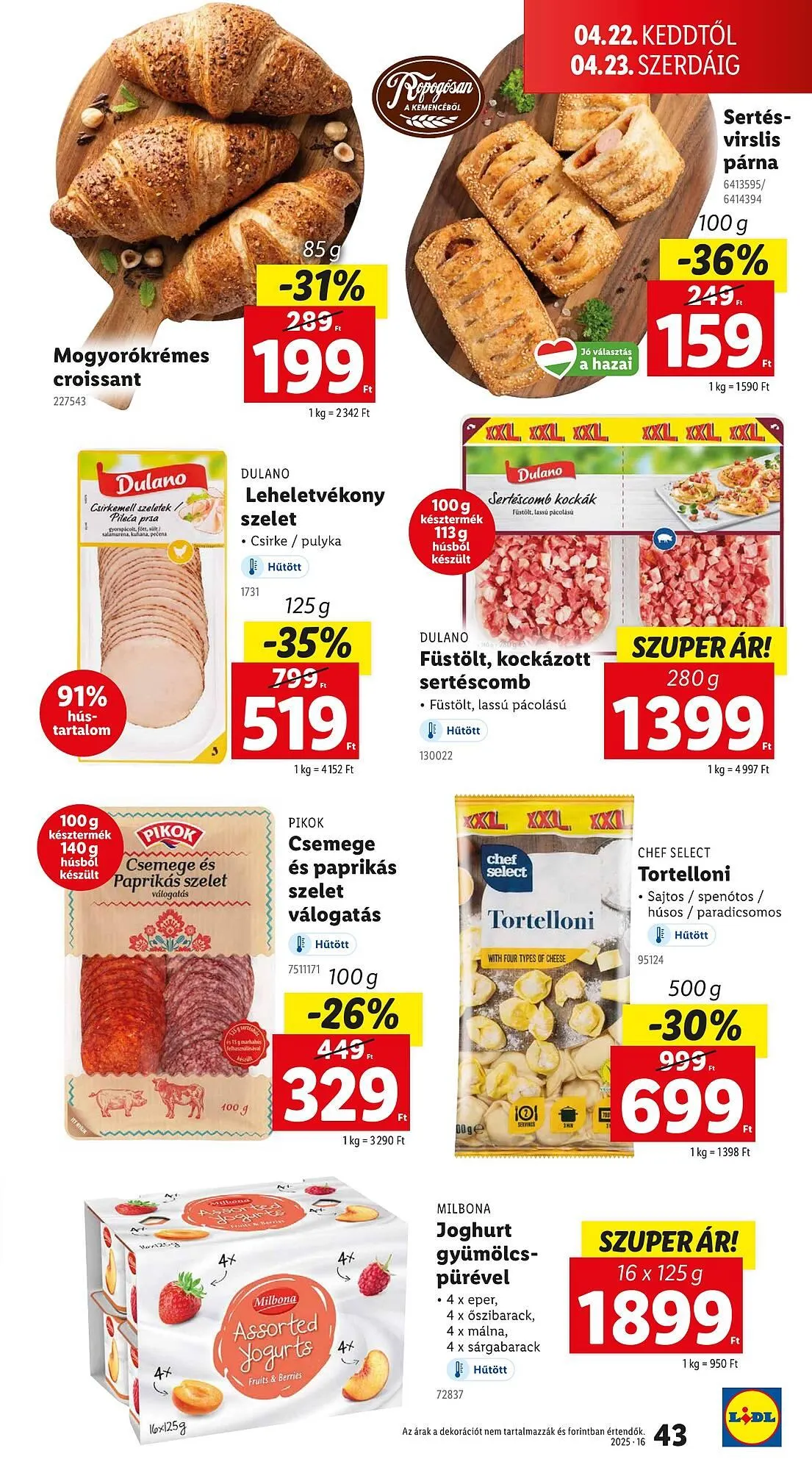Katalógus Lidl akciós újság április 16.-tól április 19.-ig 2025. - Oldal 43
