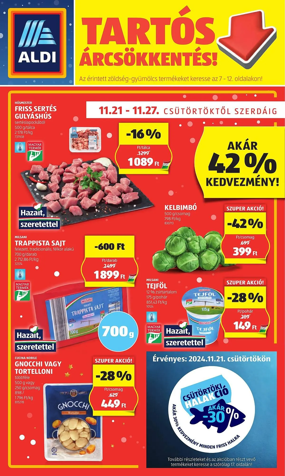 Katalógus ALDI akciós újság november 21.-tól november 27.-ig 2024. - Oldal 1